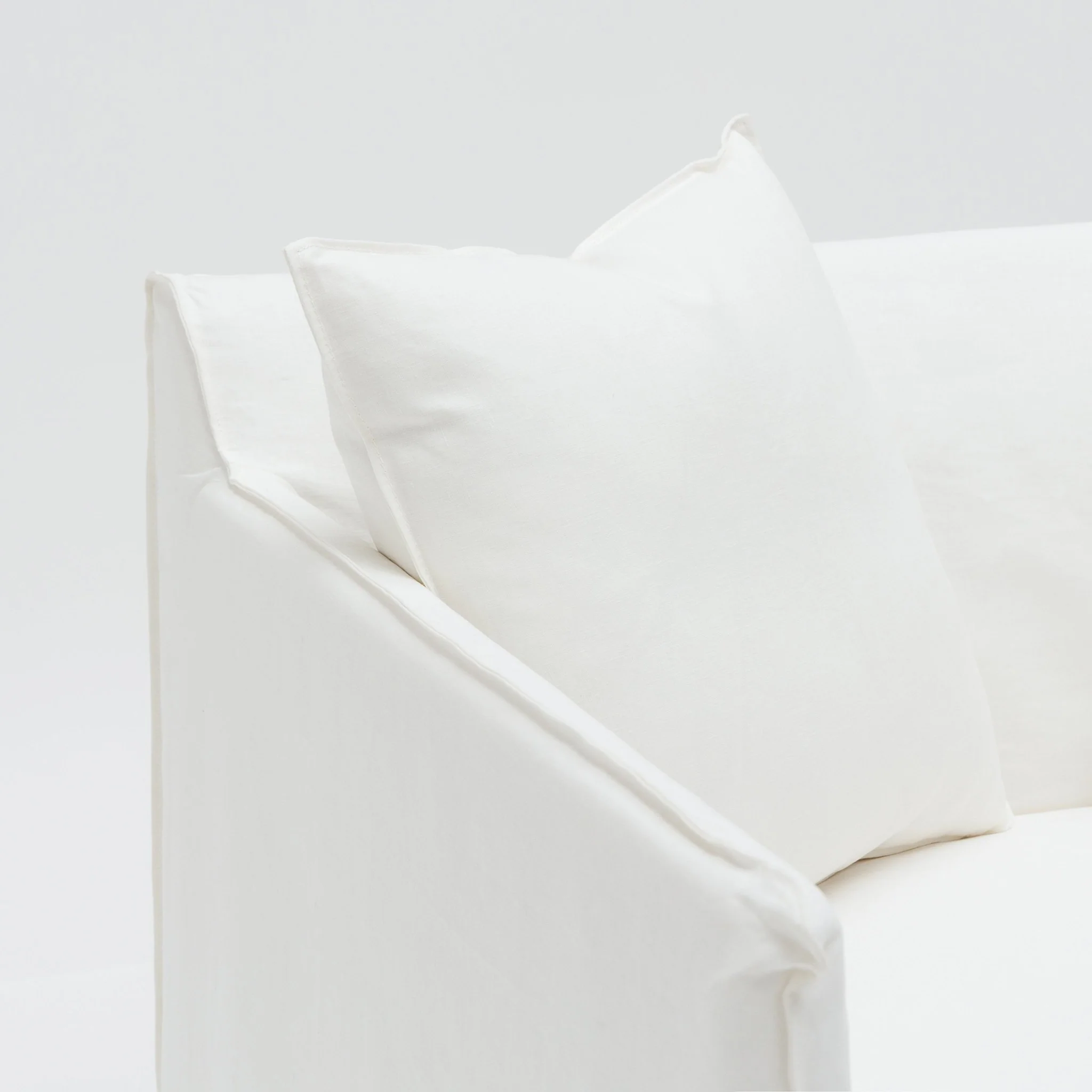 Solara Love Seat - Off White - Image 7