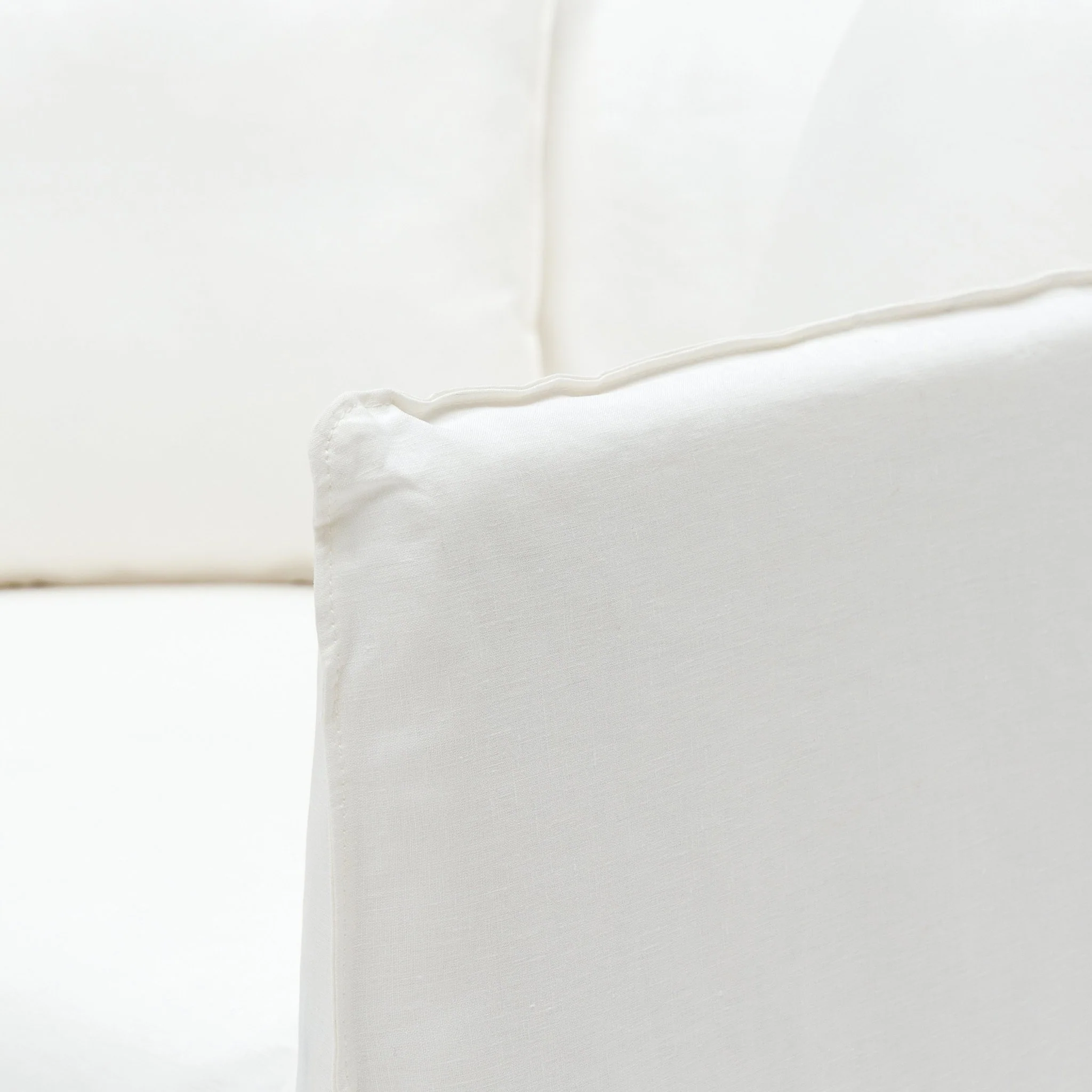 Solara Love Seat - Off White - Image 9
