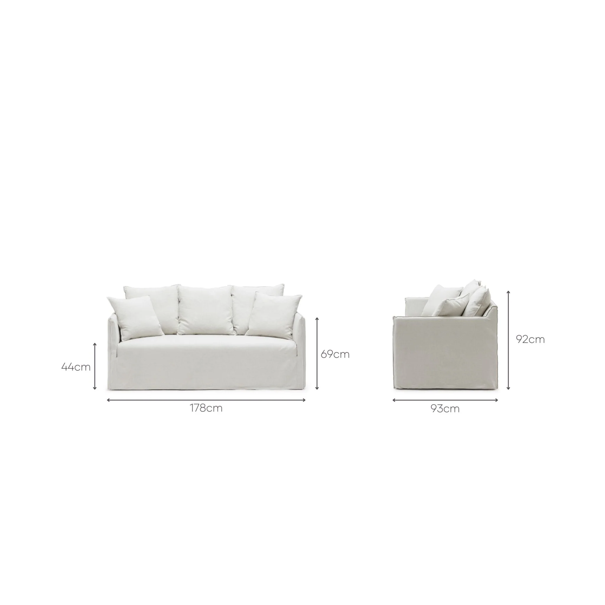 Solara Sofa - Beige - Image 39