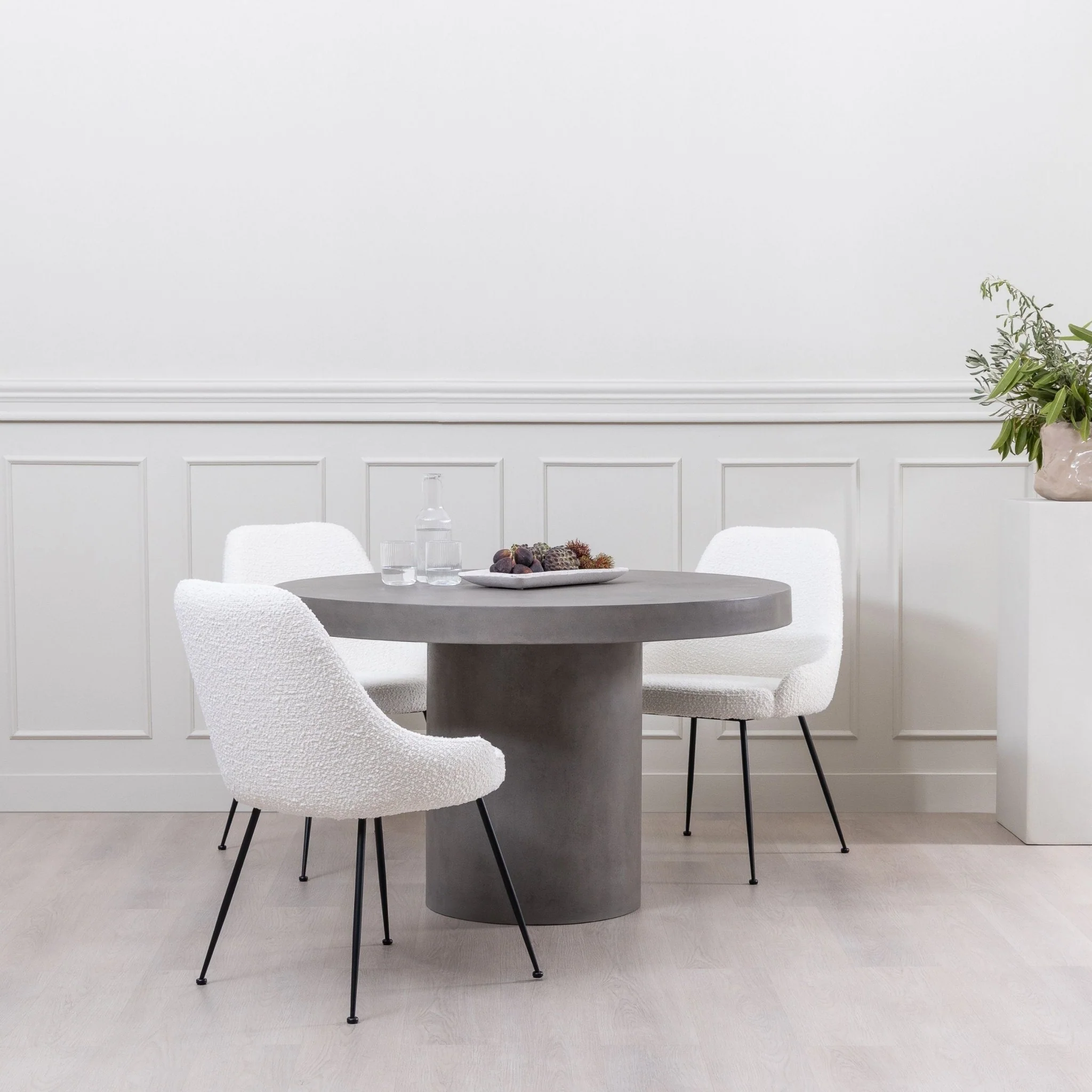 Sorento Round Dining Table - Grey - Image 18