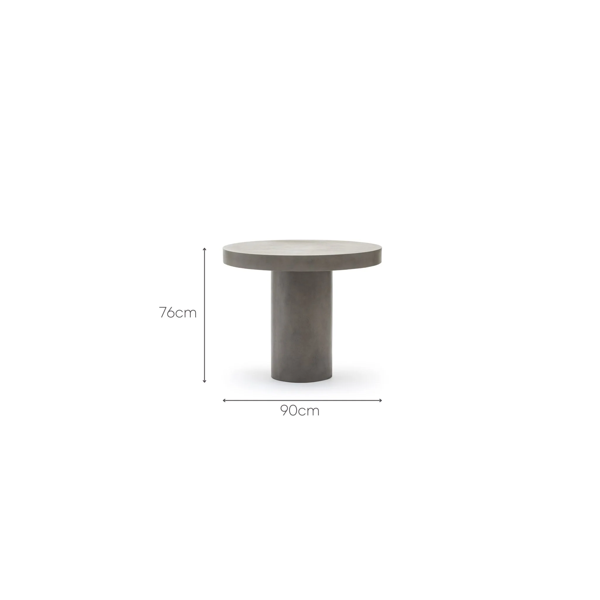 Sorento Round Dining Table - Grey - Image 8