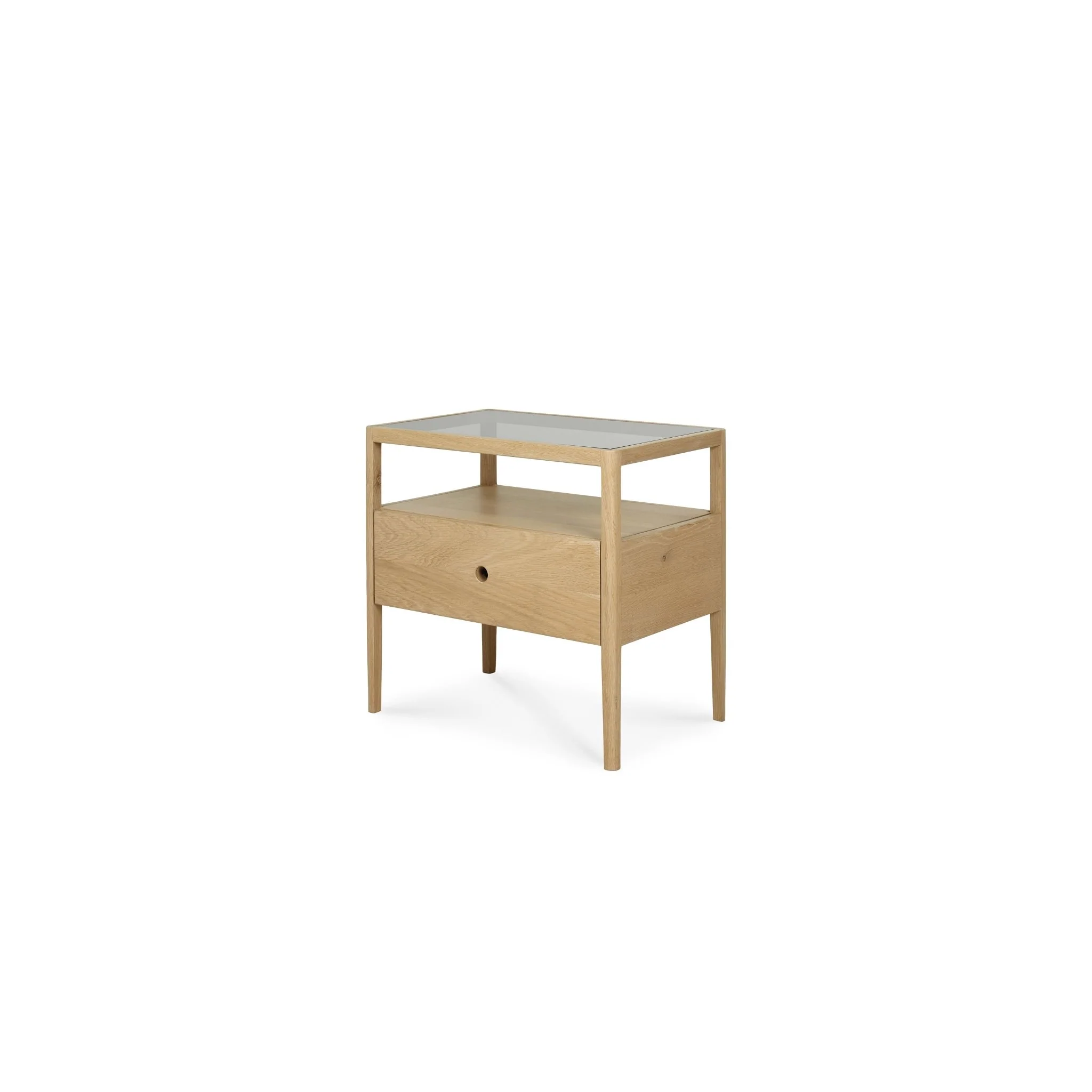Spindle Bedside Table - Oak - Image 3