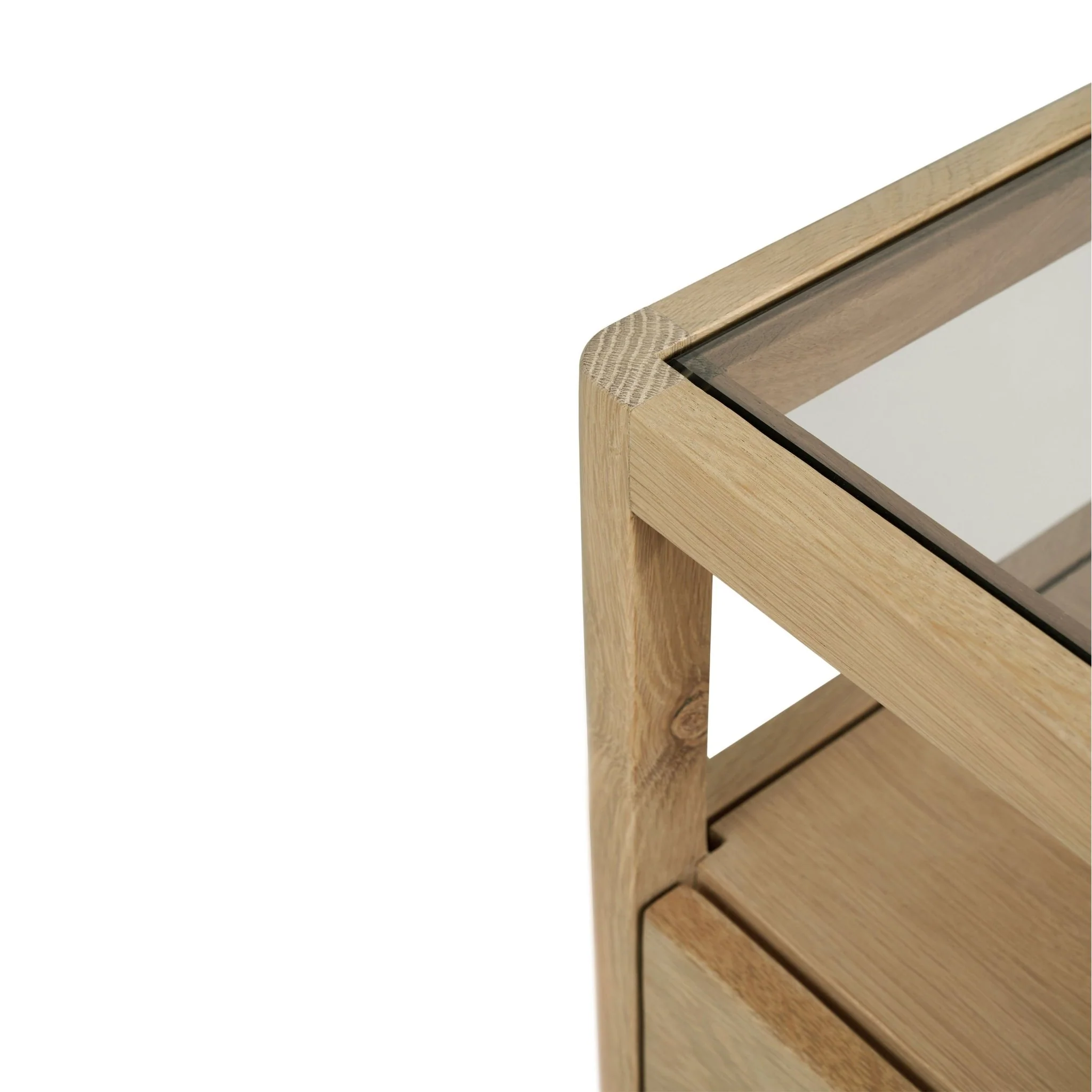 Spindle Bedside Table - Oak - Image 5