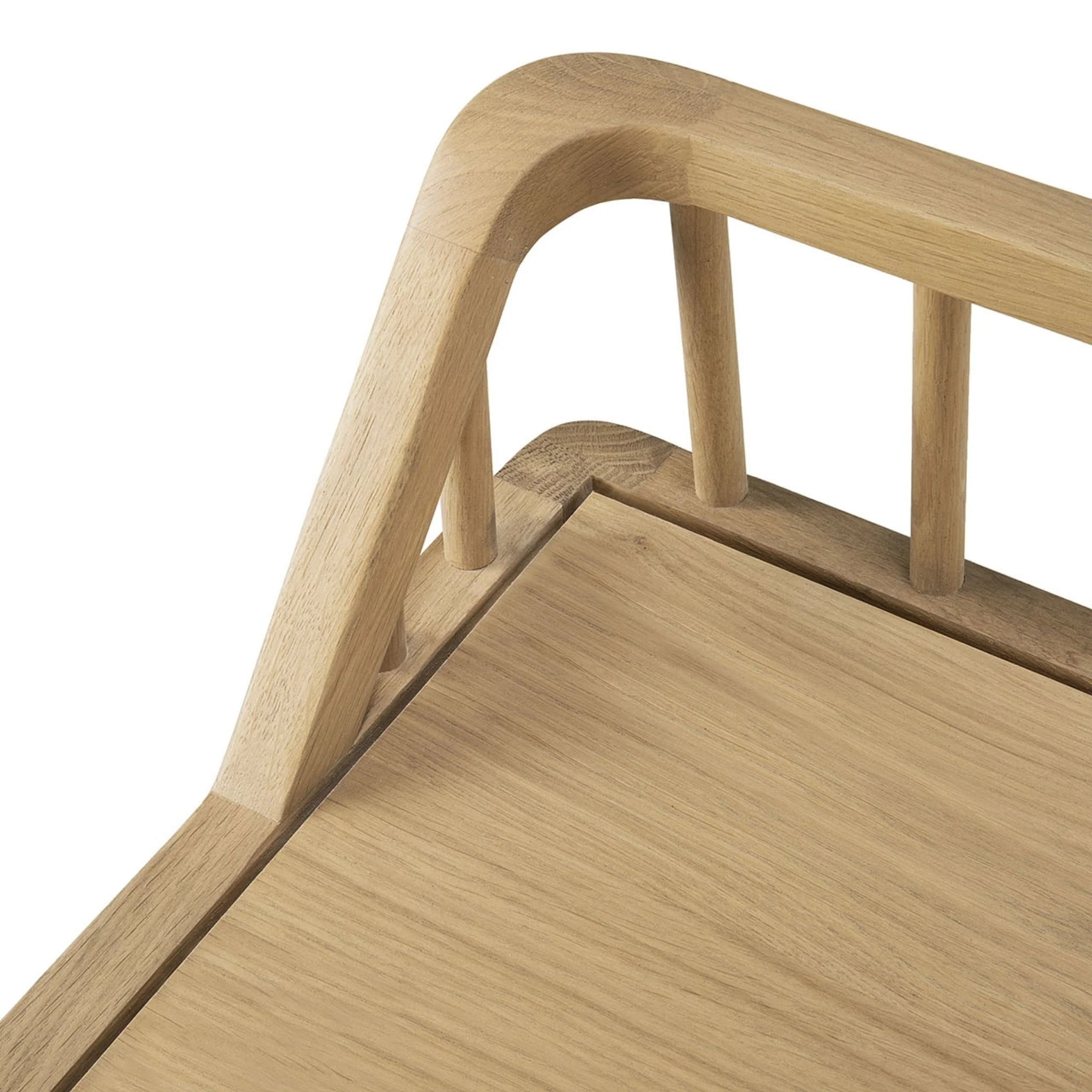 Spindle Bench  - Oak - Image 6