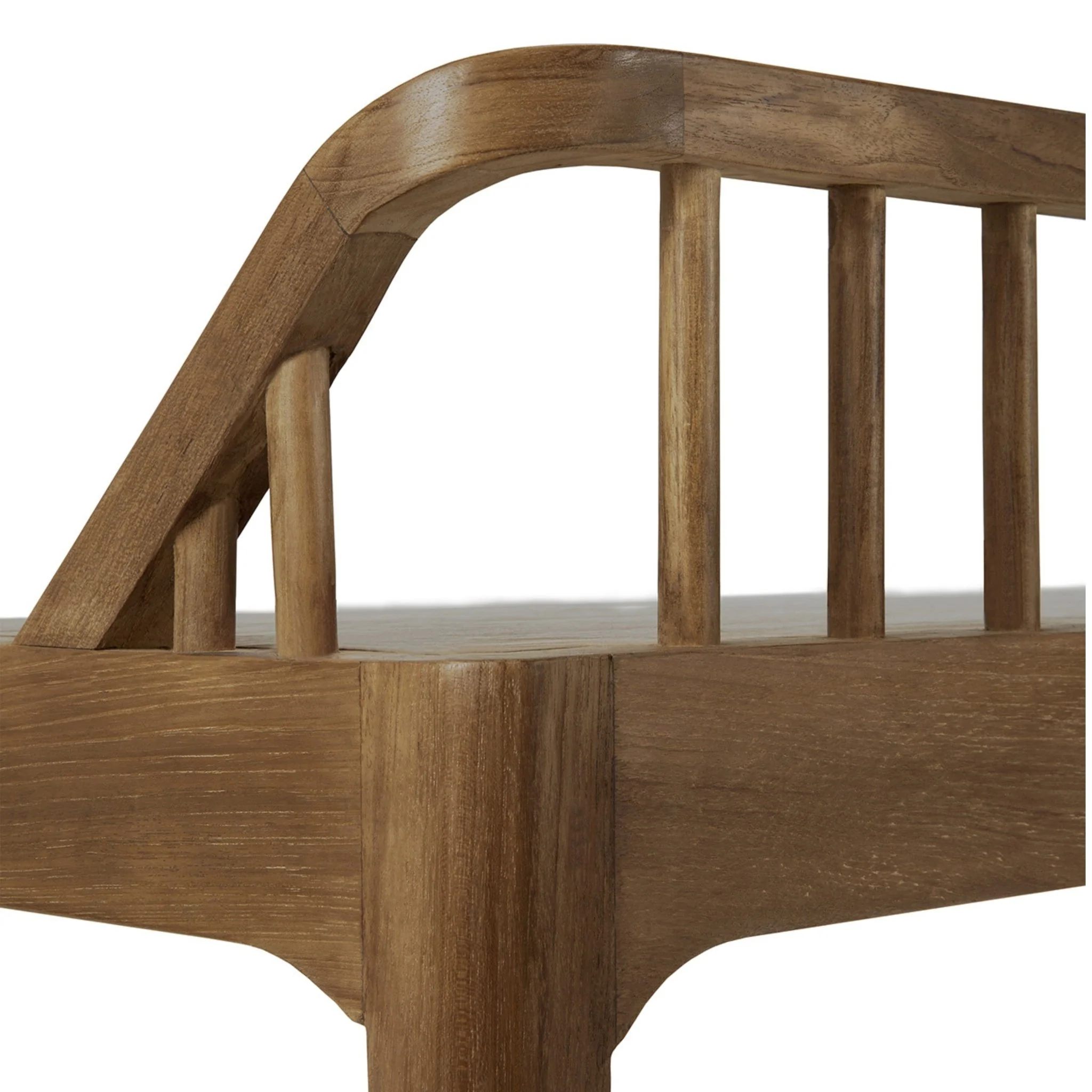 Spindle Bench - Reclaimed Teak - Image 5