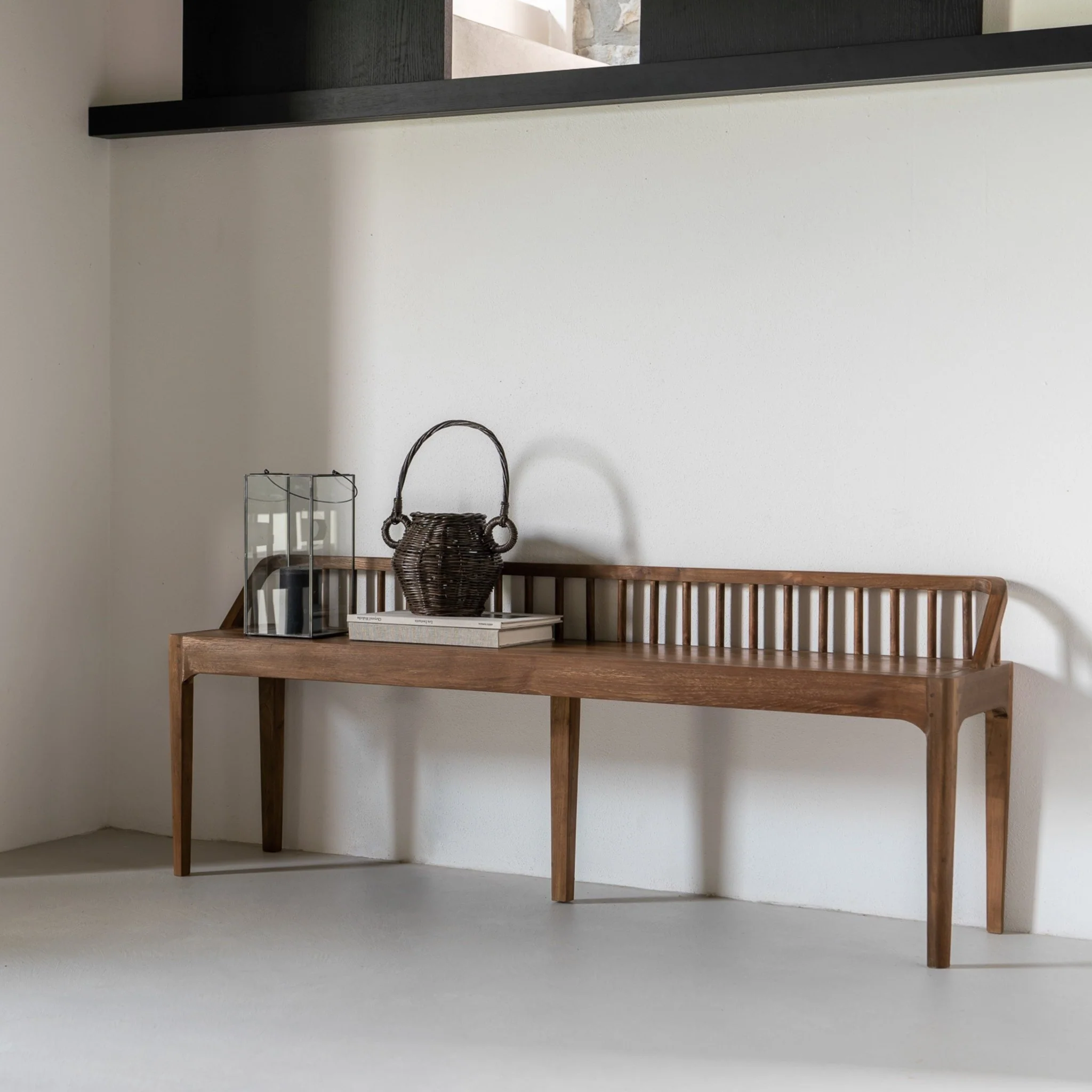 Spindle Bench - Reclaimed Teak - Image 8