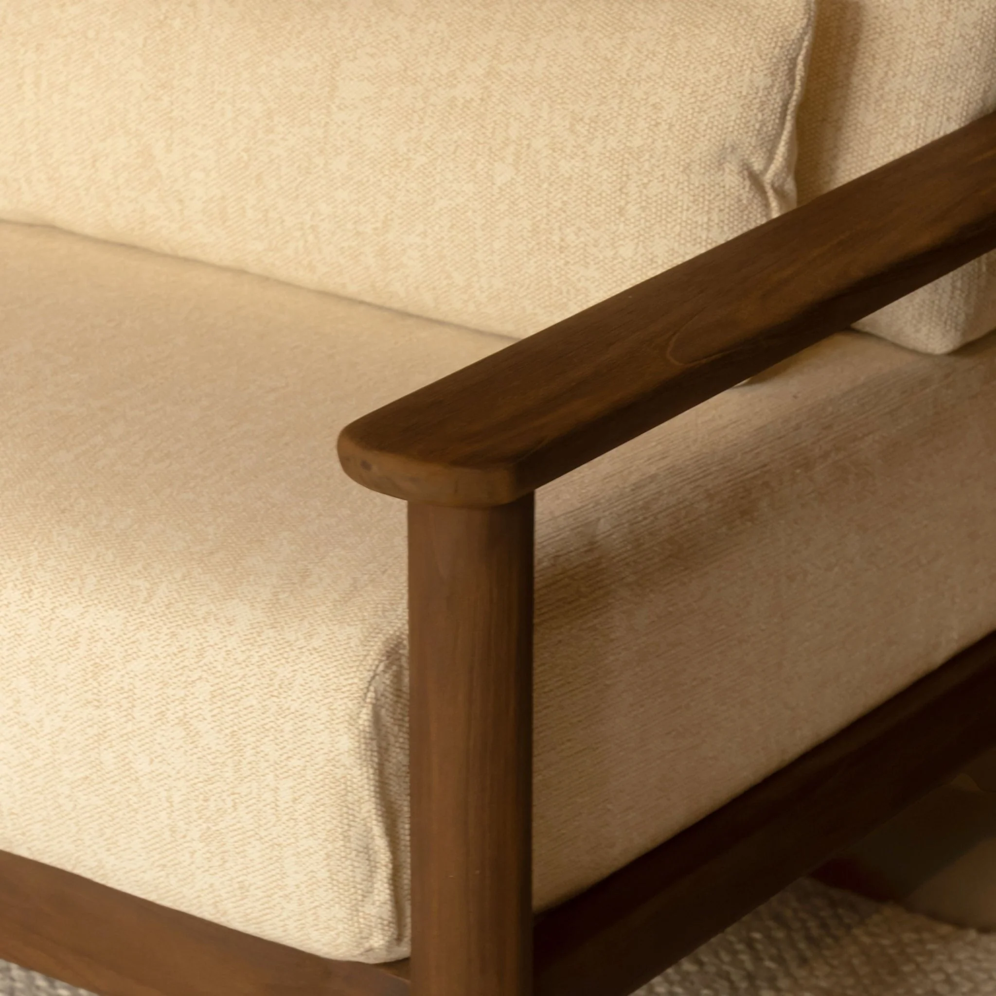 Tahiti 3 Seater Sofa - Angora - Image 10