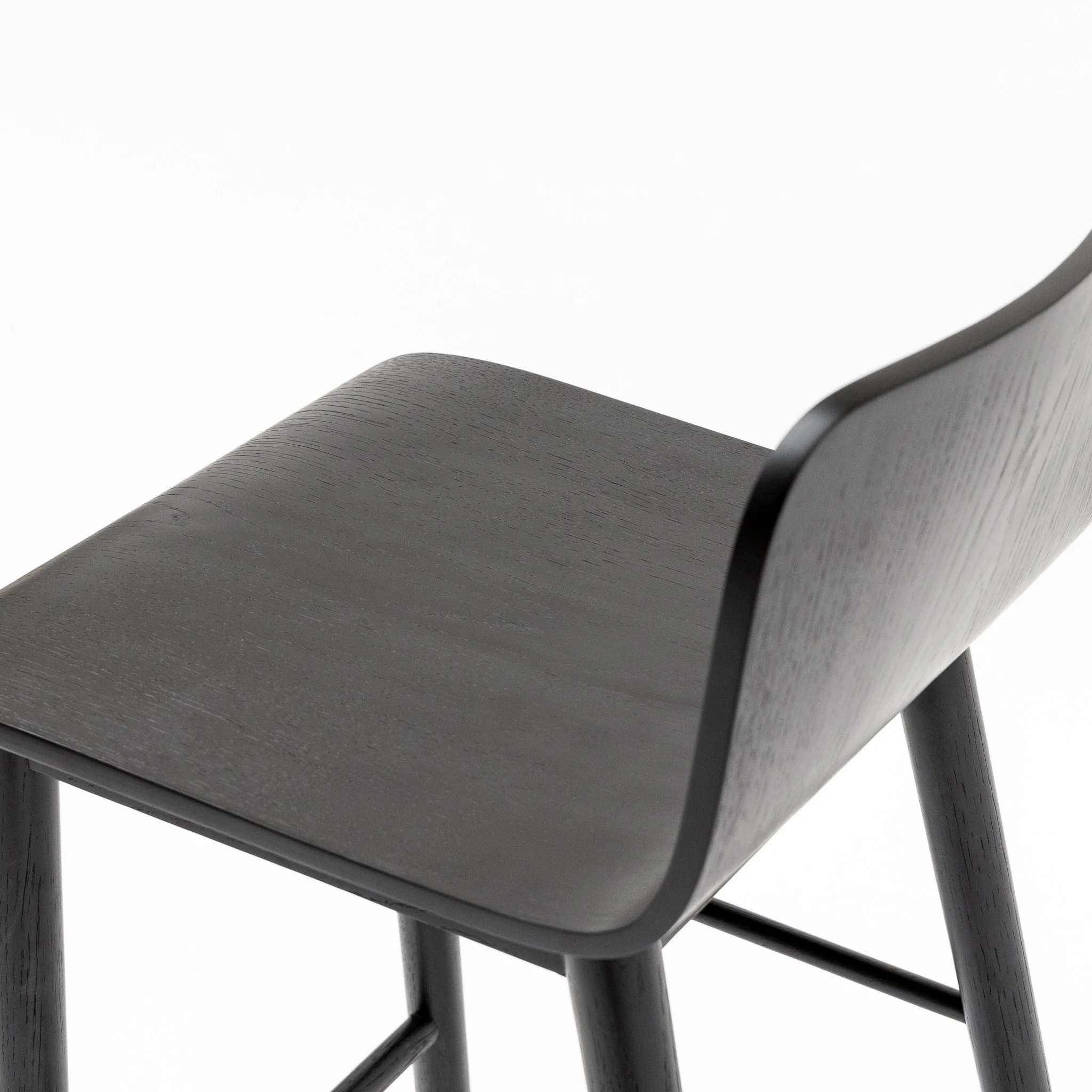 Tami Bar Stool - Black Oak - Image 10