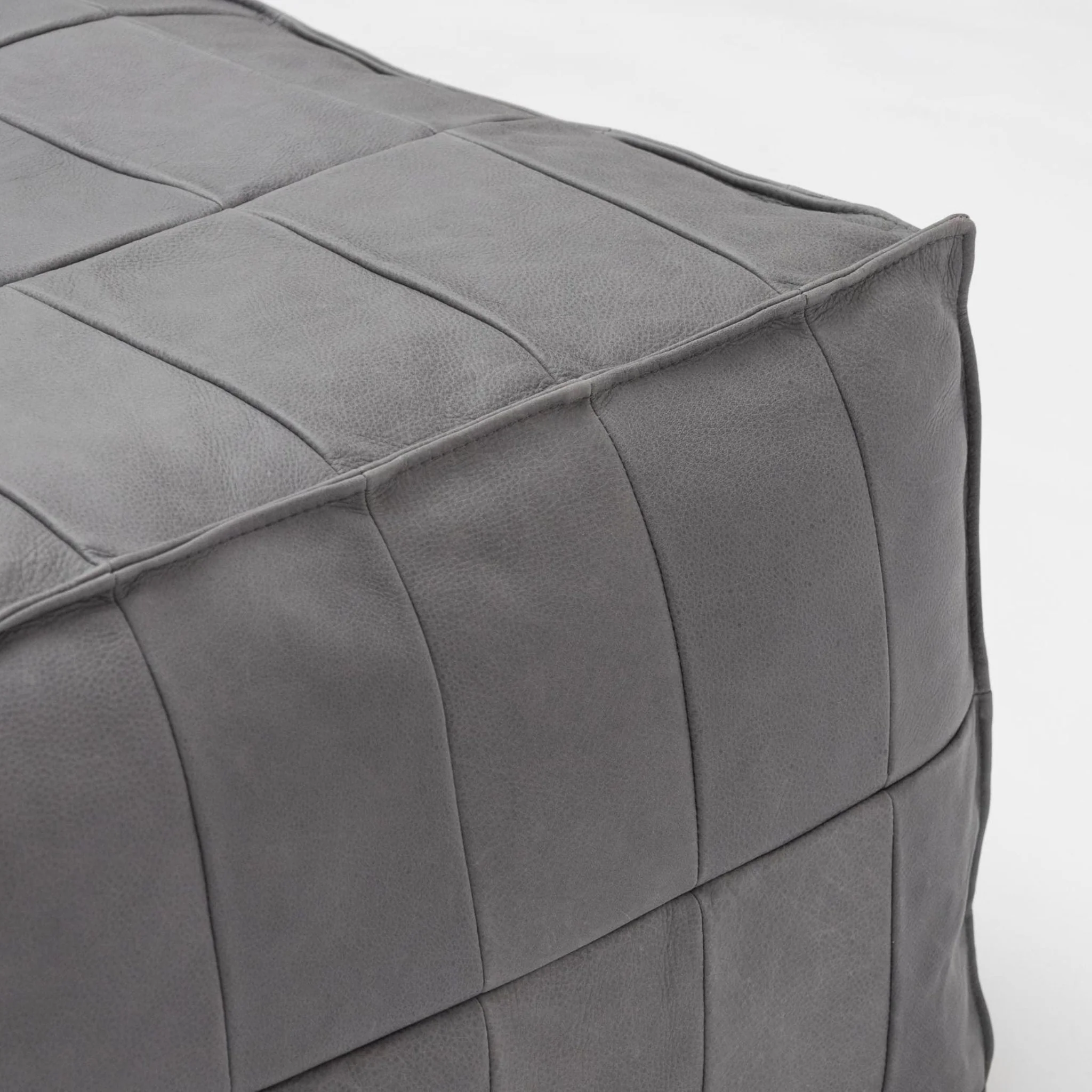 Tanbo Stool - Charcoal Leather - Image 5