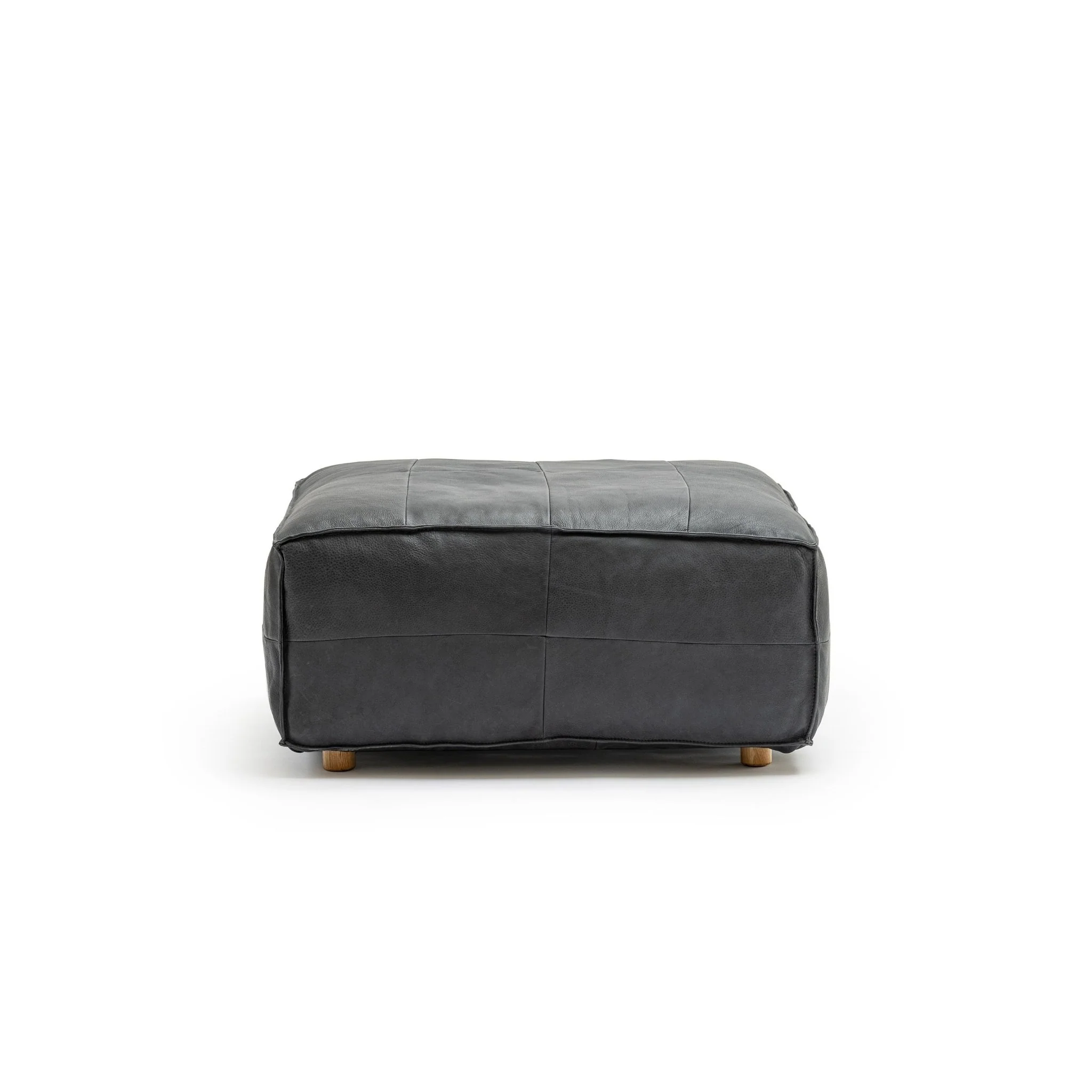 Tanbo Stool - Charcoal Leather - Image 9