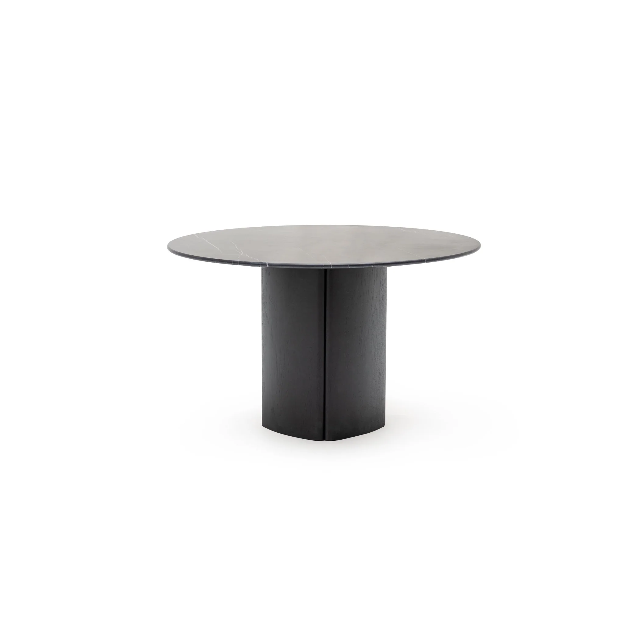 Tathra 125 Table - Black Oak & Nero Marquina - Image 2