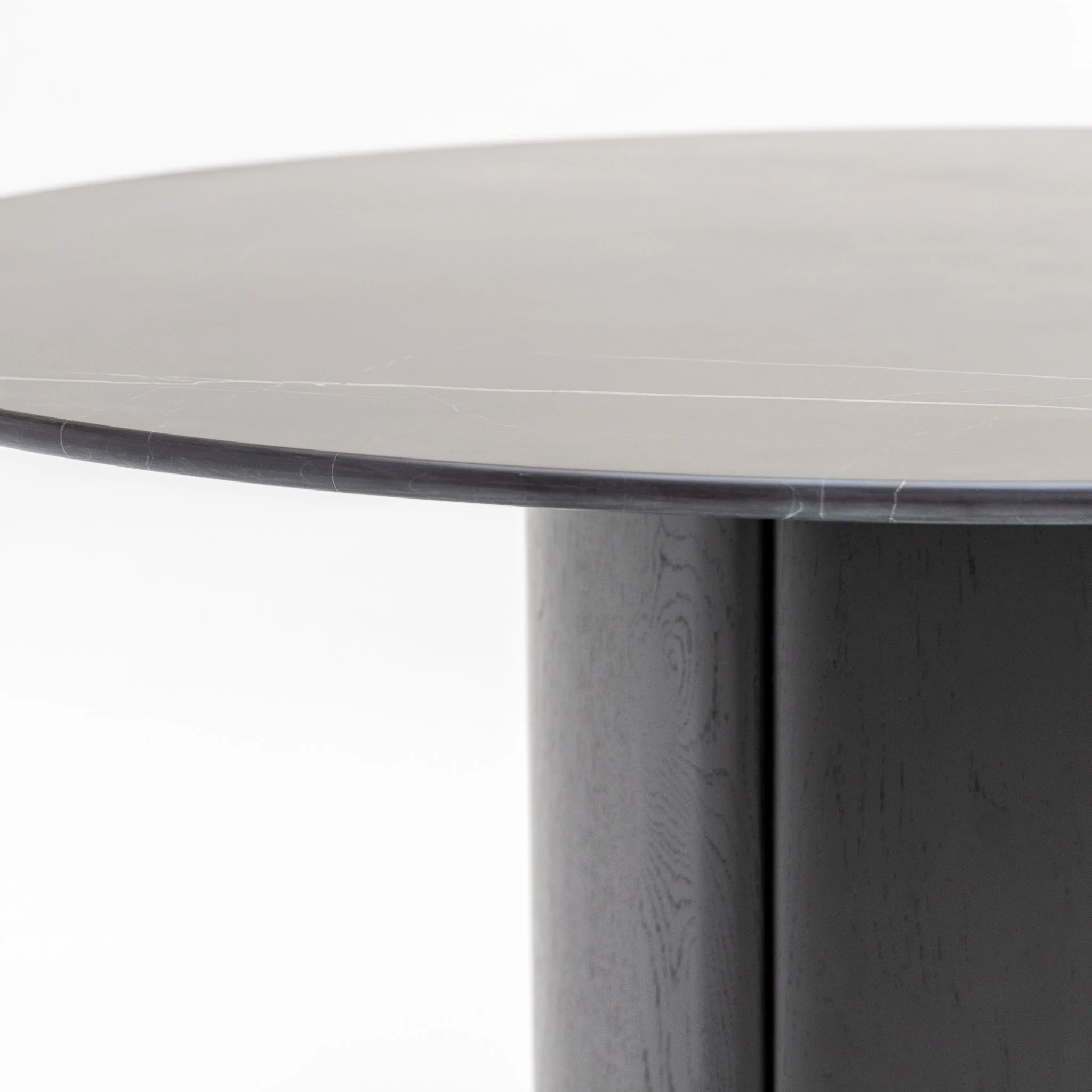 Tathra 125 Table - Black Oak & Nero Marquina - Image 3