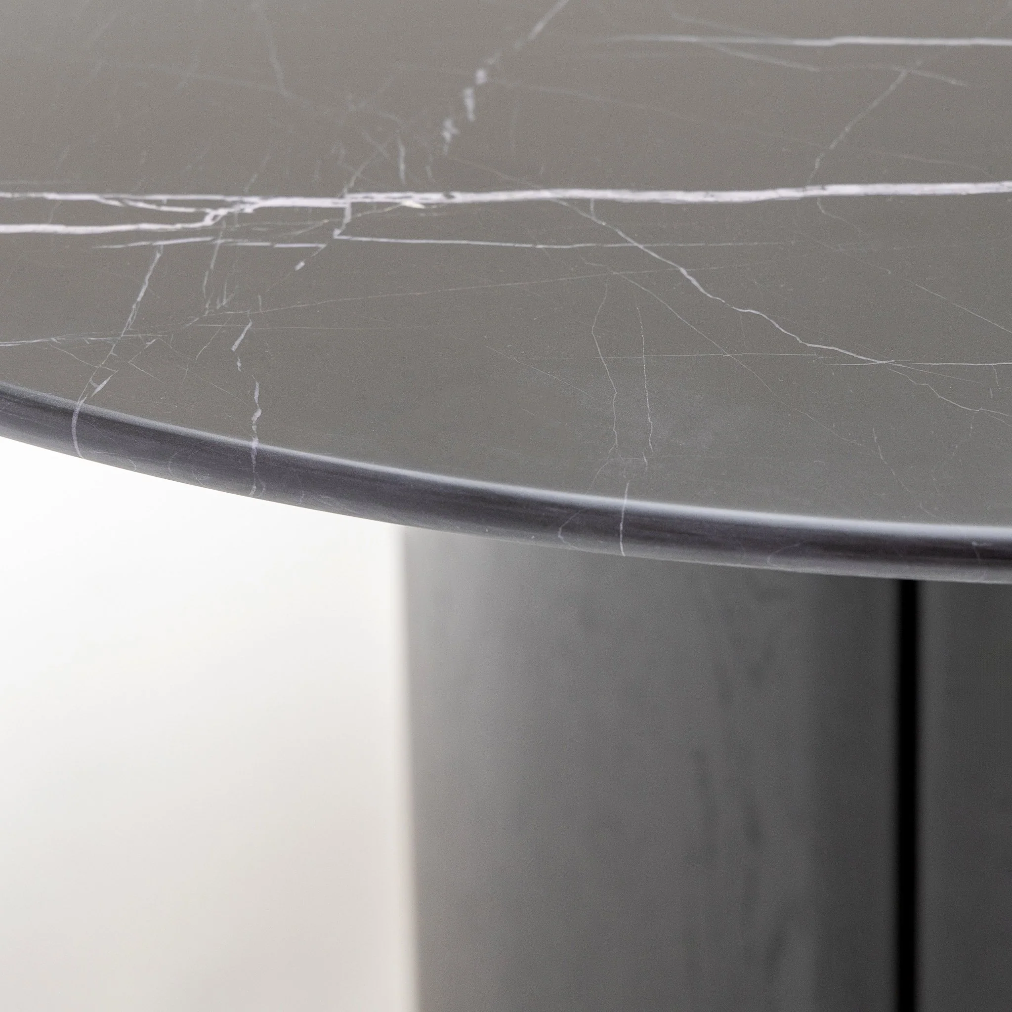 Tathra 125 Table - Black Oak & Nero Marquina - Image 4