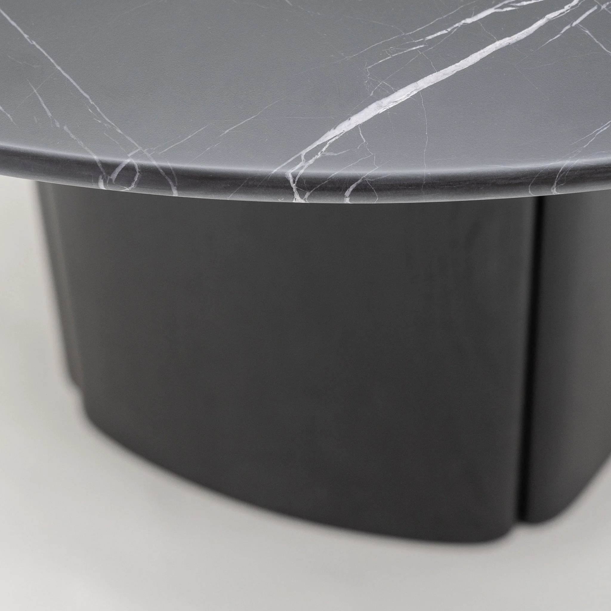 Tathra 125 Table - Black Oak & Nero Marquina - Image 5