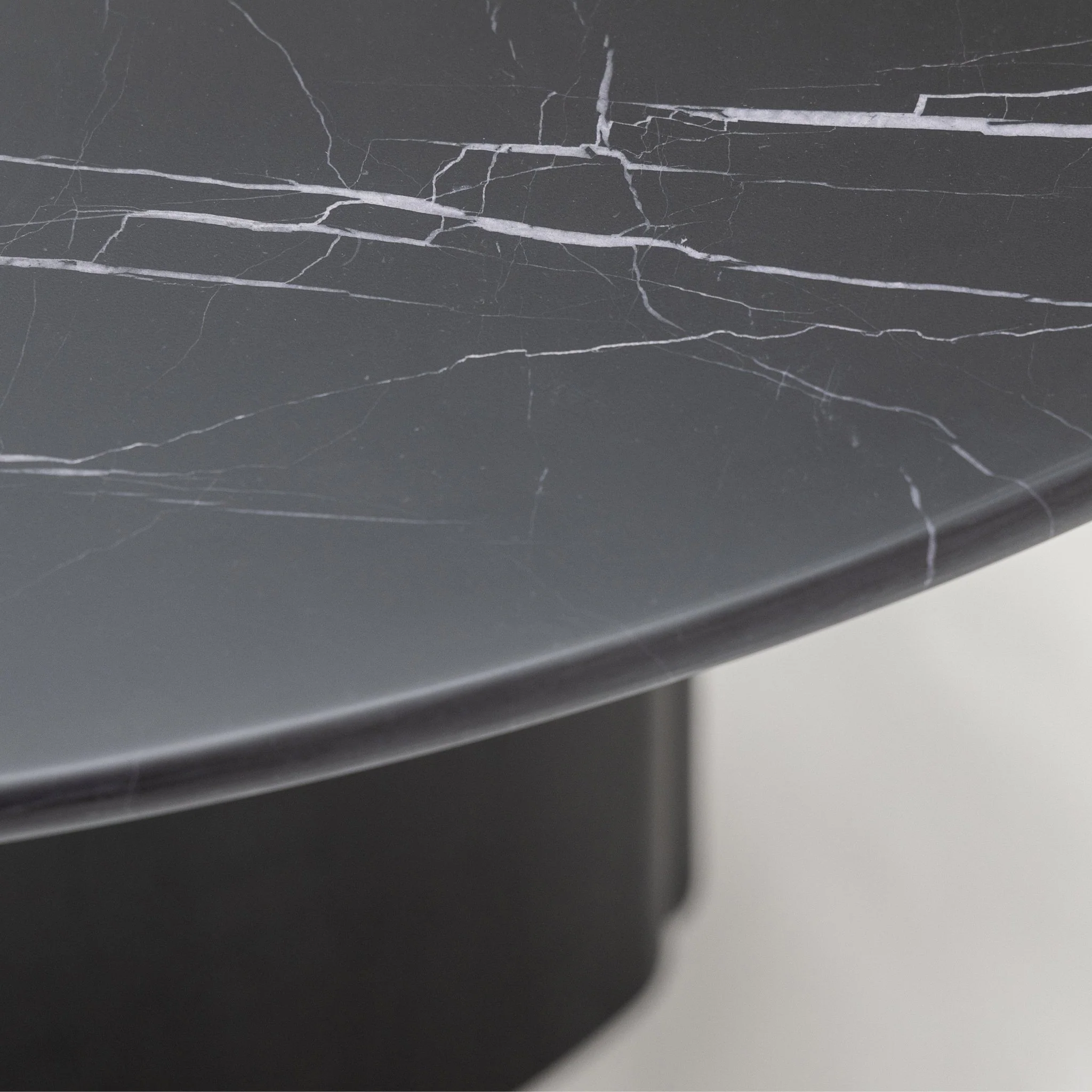 Tathra 125 Table - Black Oak & Nero Marquina - Image 7