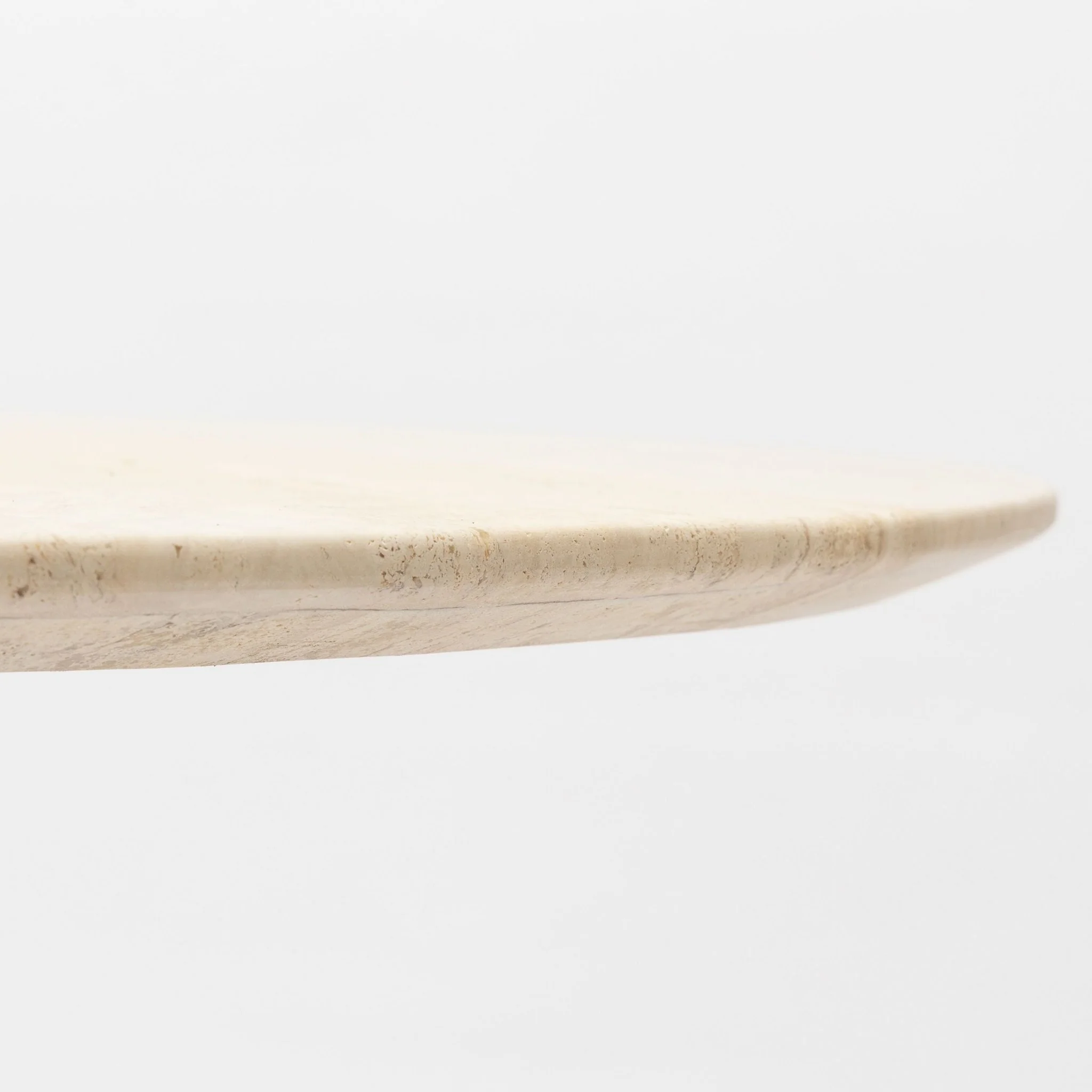 Tathra 125 Table - Light Oak & Travertine - Image 6
