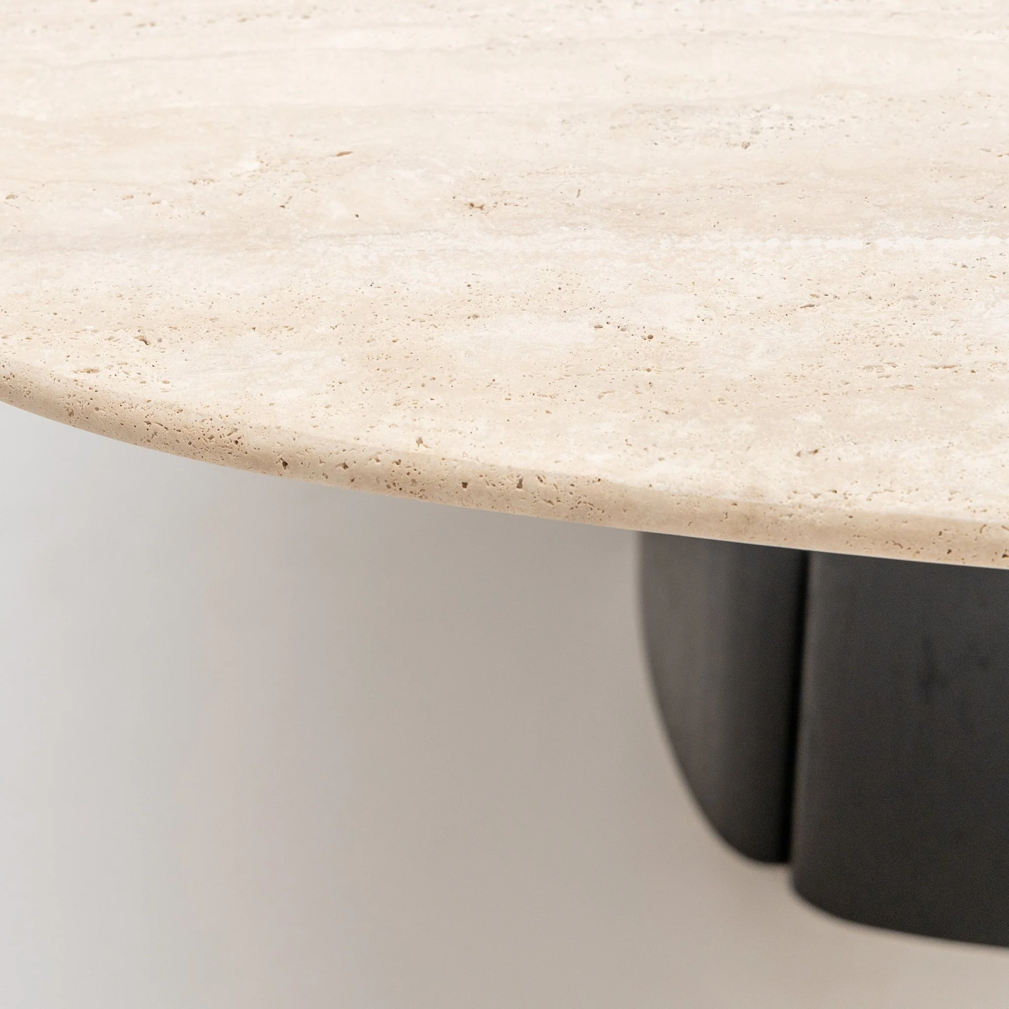 Tathra 155 Table - Black Oak & Travertine - Image 16