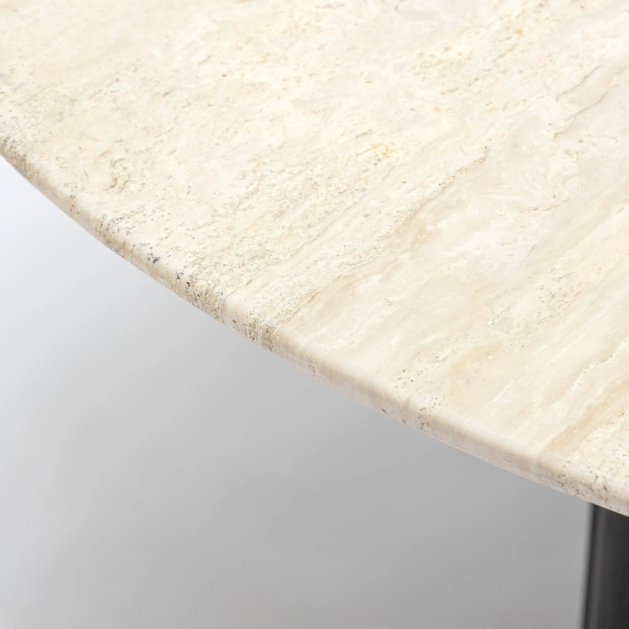 Tathra 155 Table - Black Oak & Travertine - Image 3
