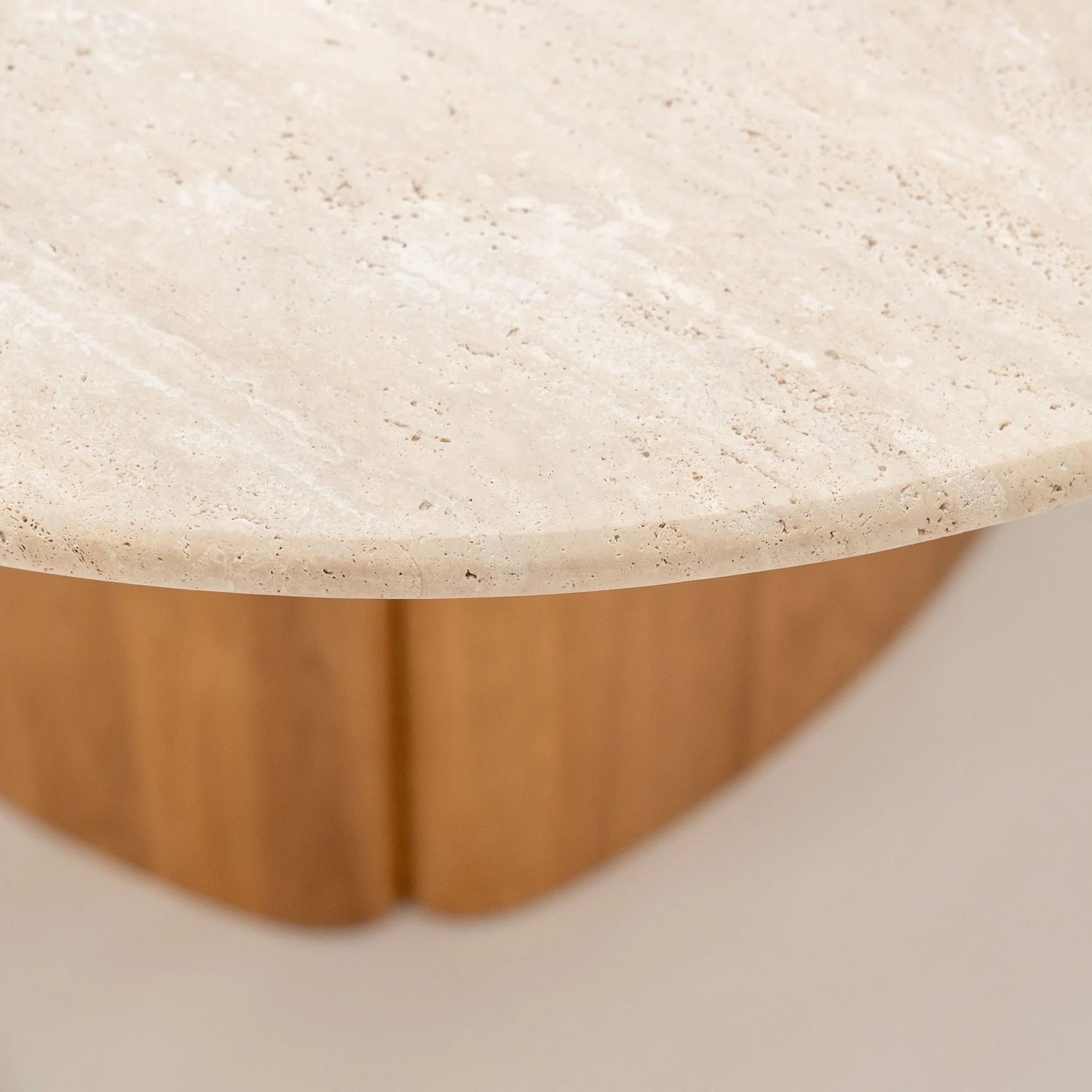Tathra 155 Table - Light Oak & Travertine - Image 13