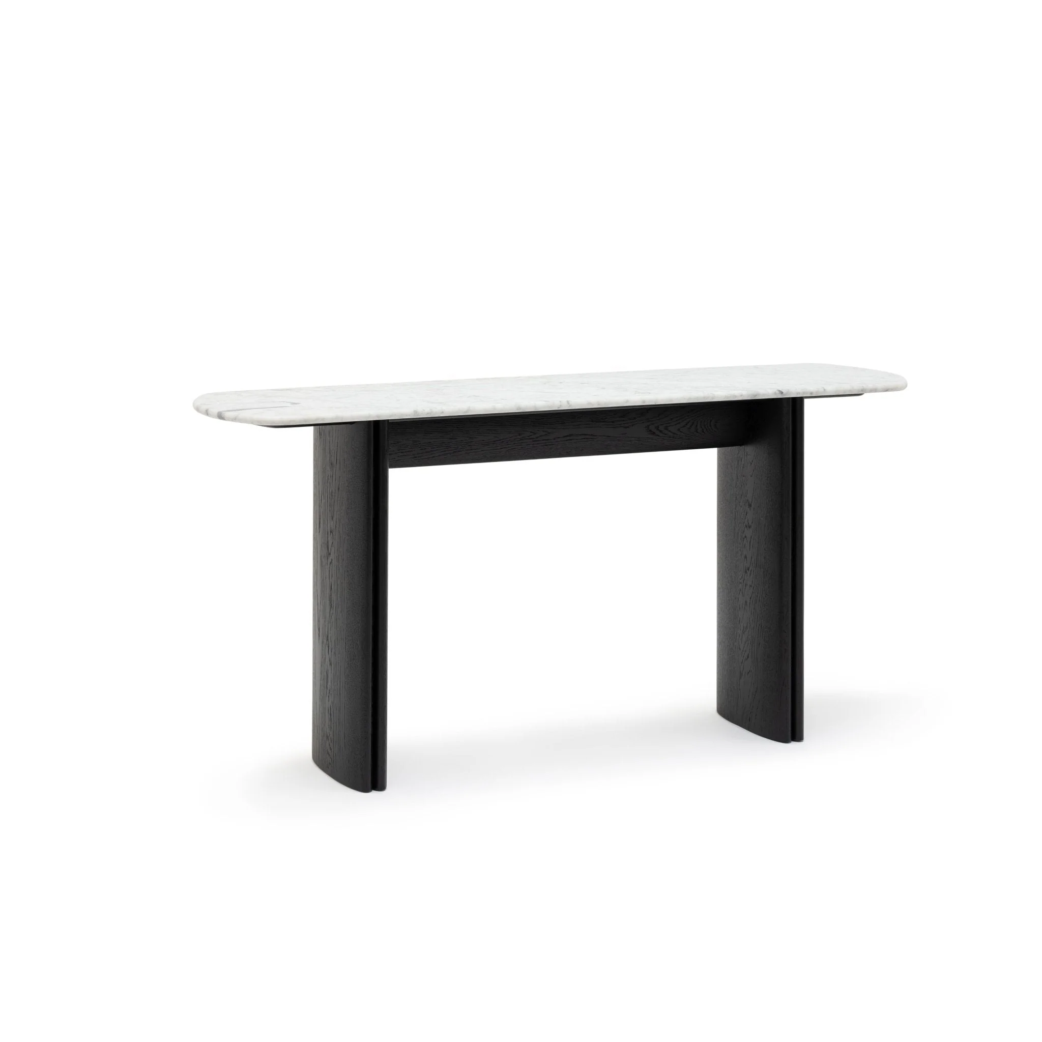 Tathra Console - Black Oak & Bianca Carrara - Image 3