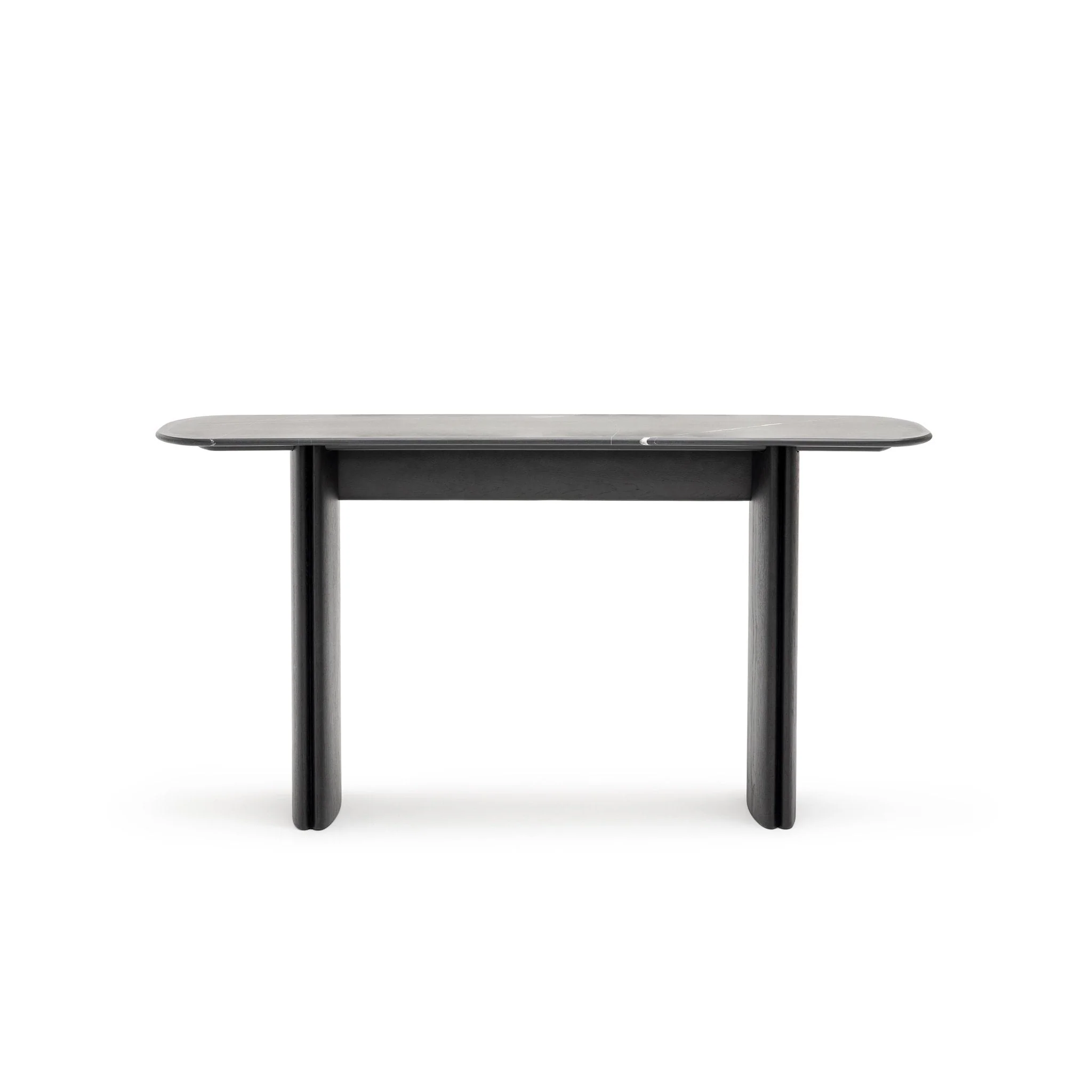 Tathra Console - Black Oak & Nero Marquina