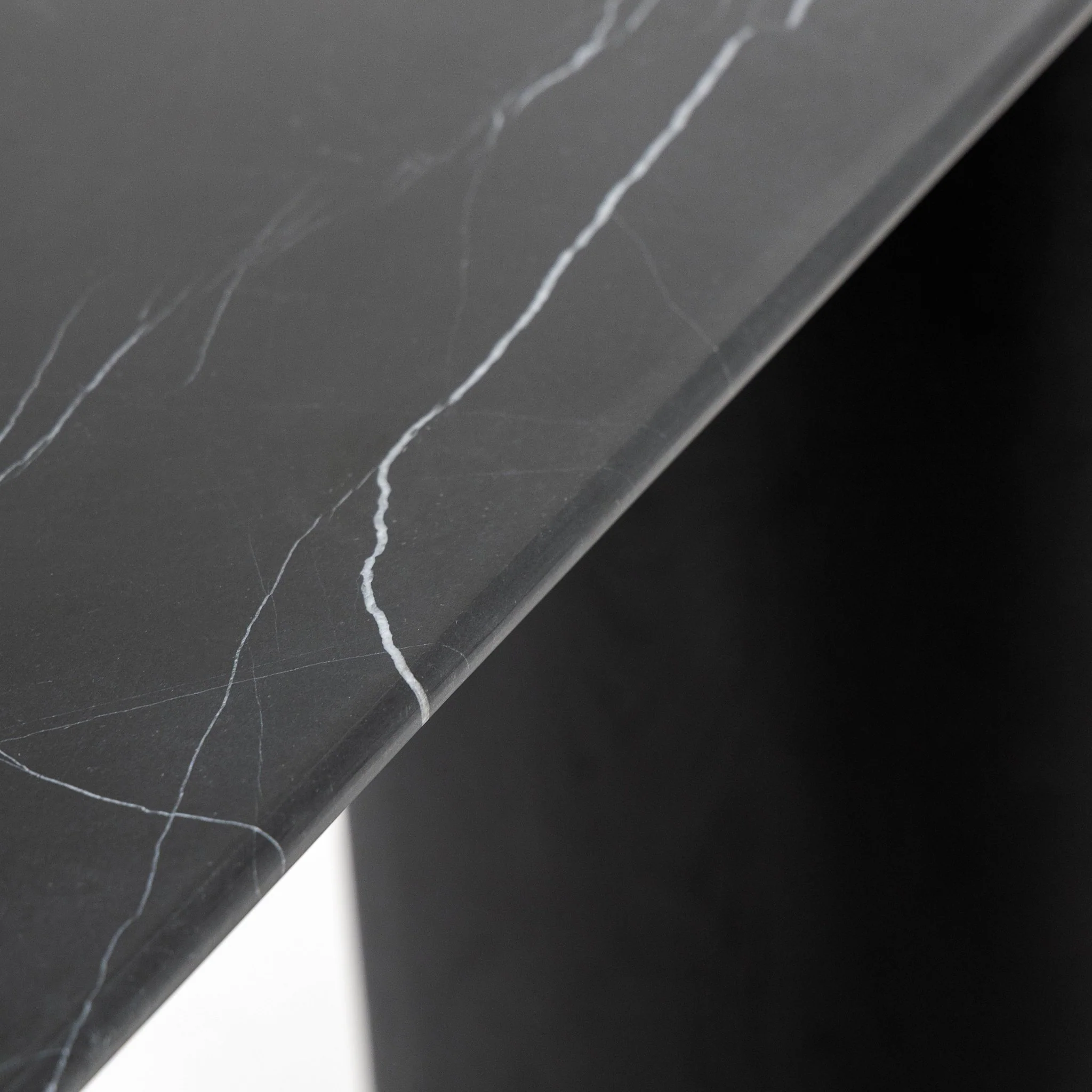 Tathra Console - Black Oak & Nero Marquina - Image 10