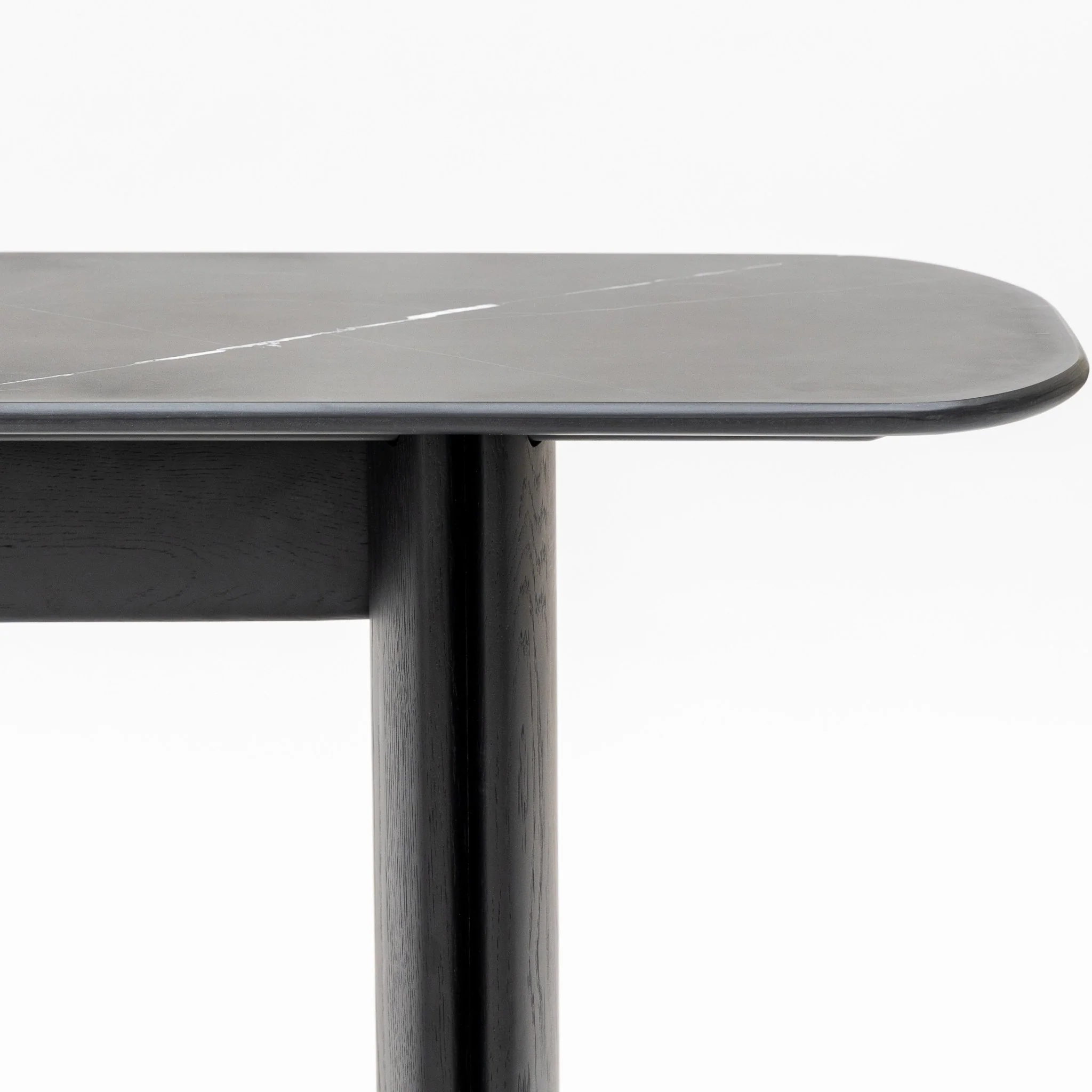 Tathra Console - Black Oak & Nero Marquina - Image 4