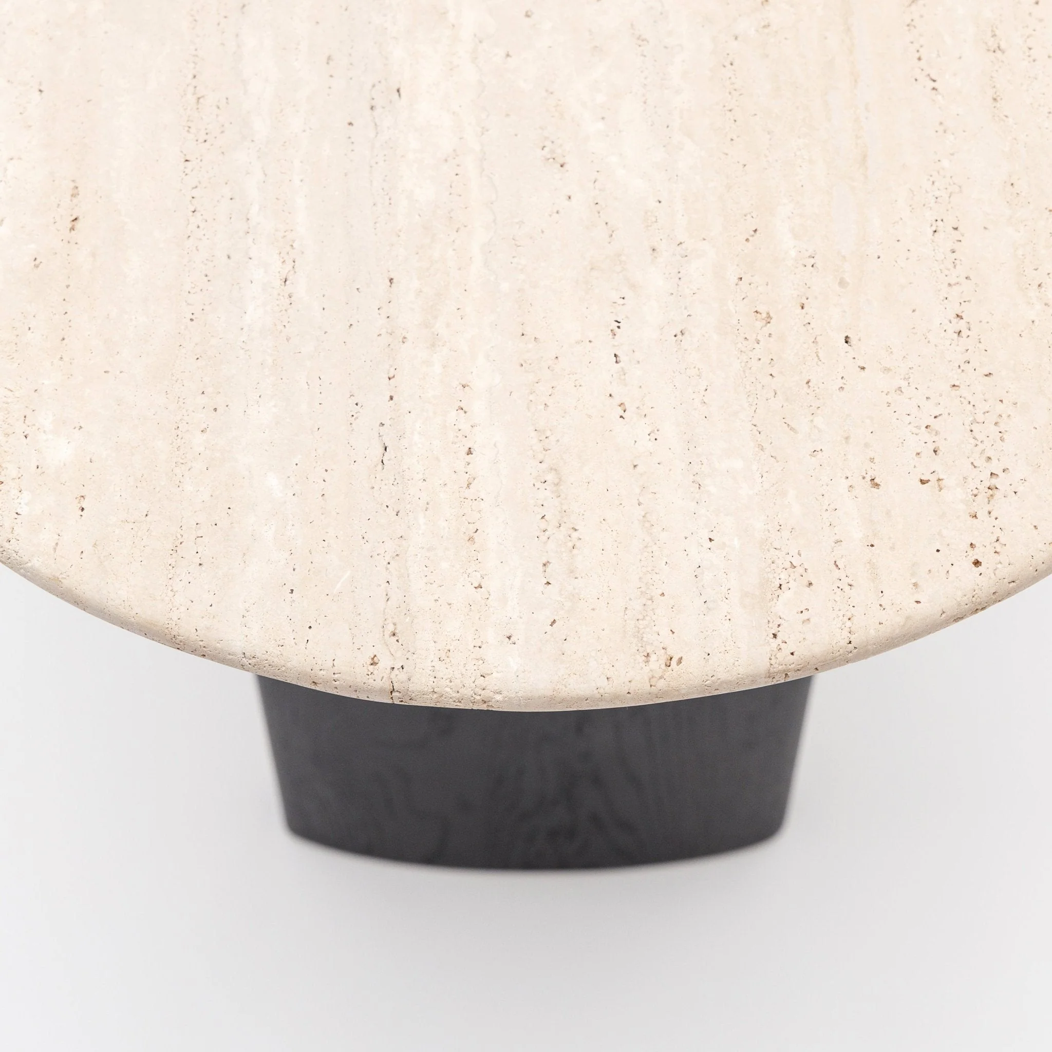 Tathra Console - Black Oak & Travertine - Image 10
