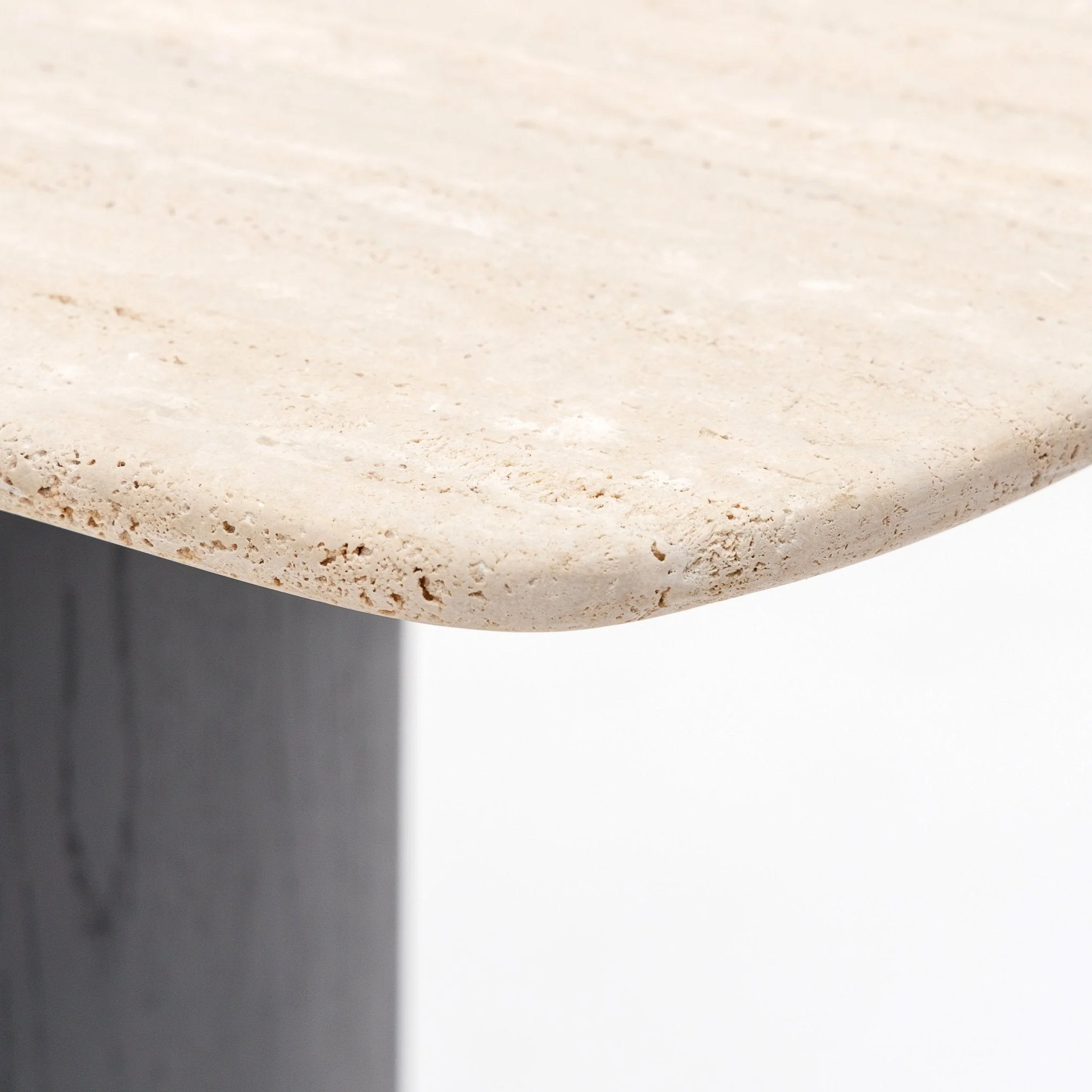 Tathra Console - Black Oak & Travertine - Image 12