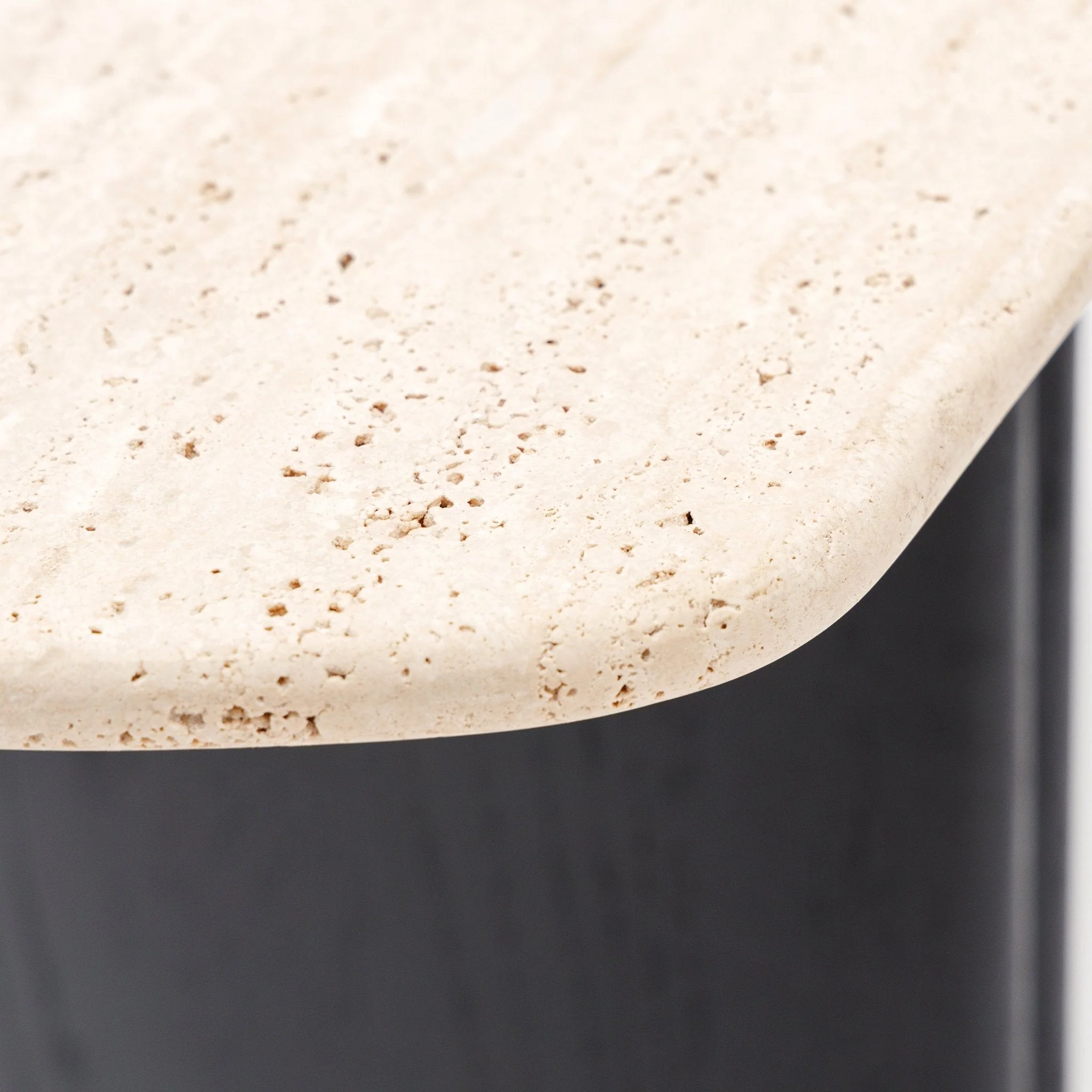 Tathra Console - Black Oak & Travertine - Image 9