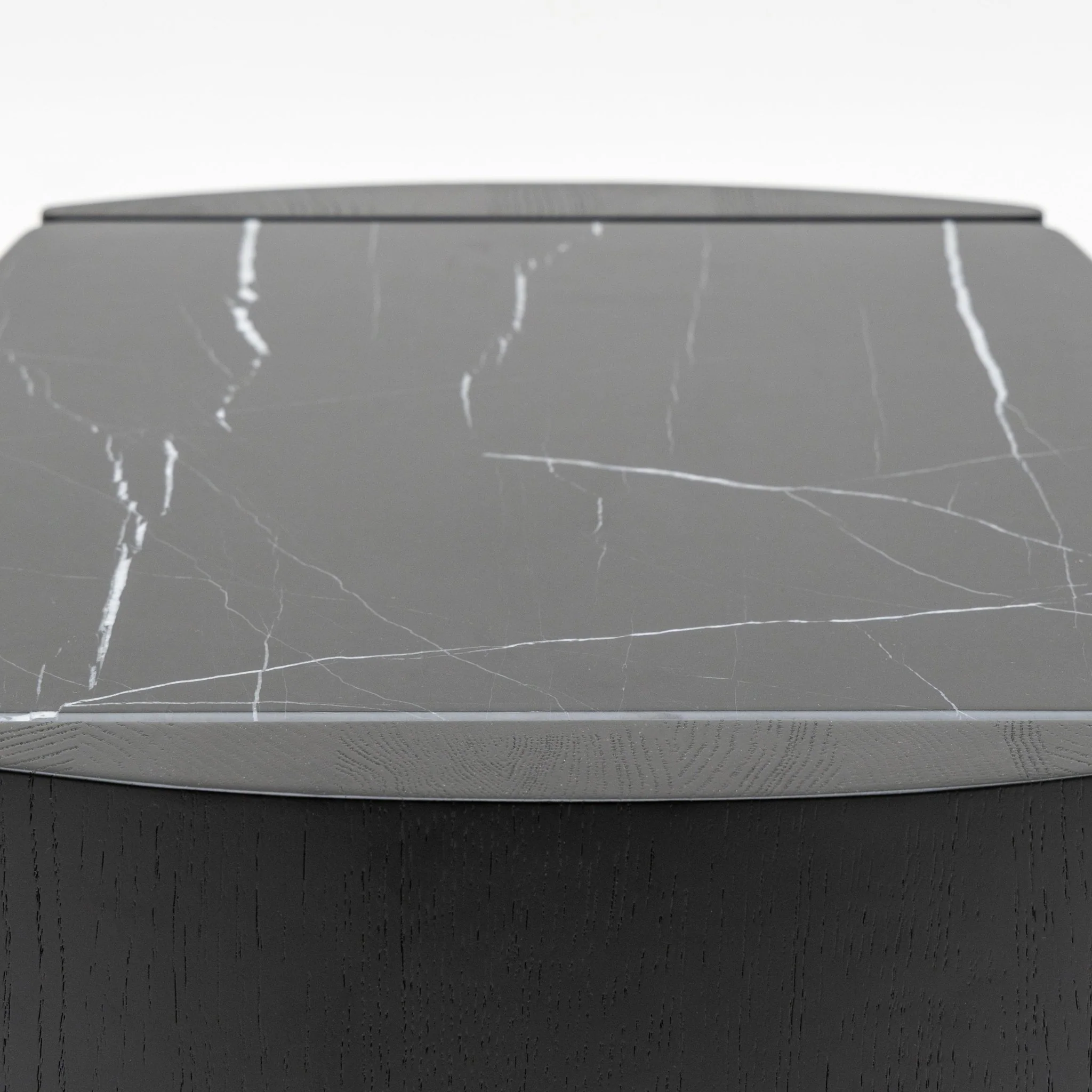 Tathra Nightstand - Black Oak & Nero Marquina - Image 12