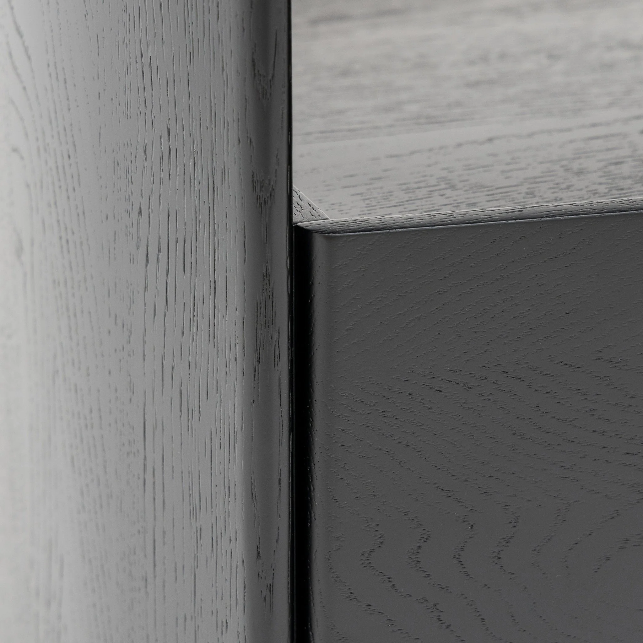 Tathra Nightstand - Black Oak & Nero Marquina - Image 9