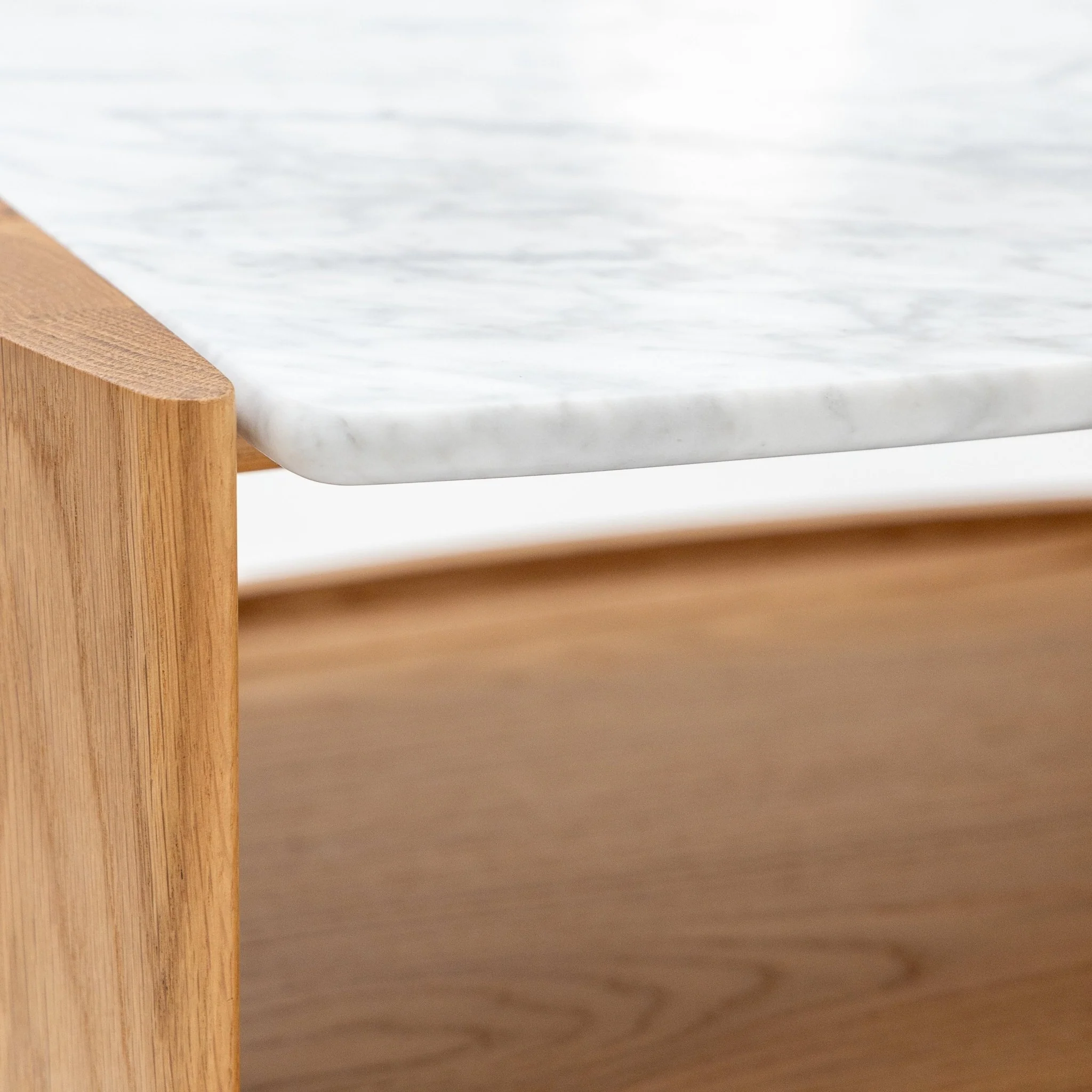 Tathra Nightstand - Light Oak & Bianca Carrara - Image 14