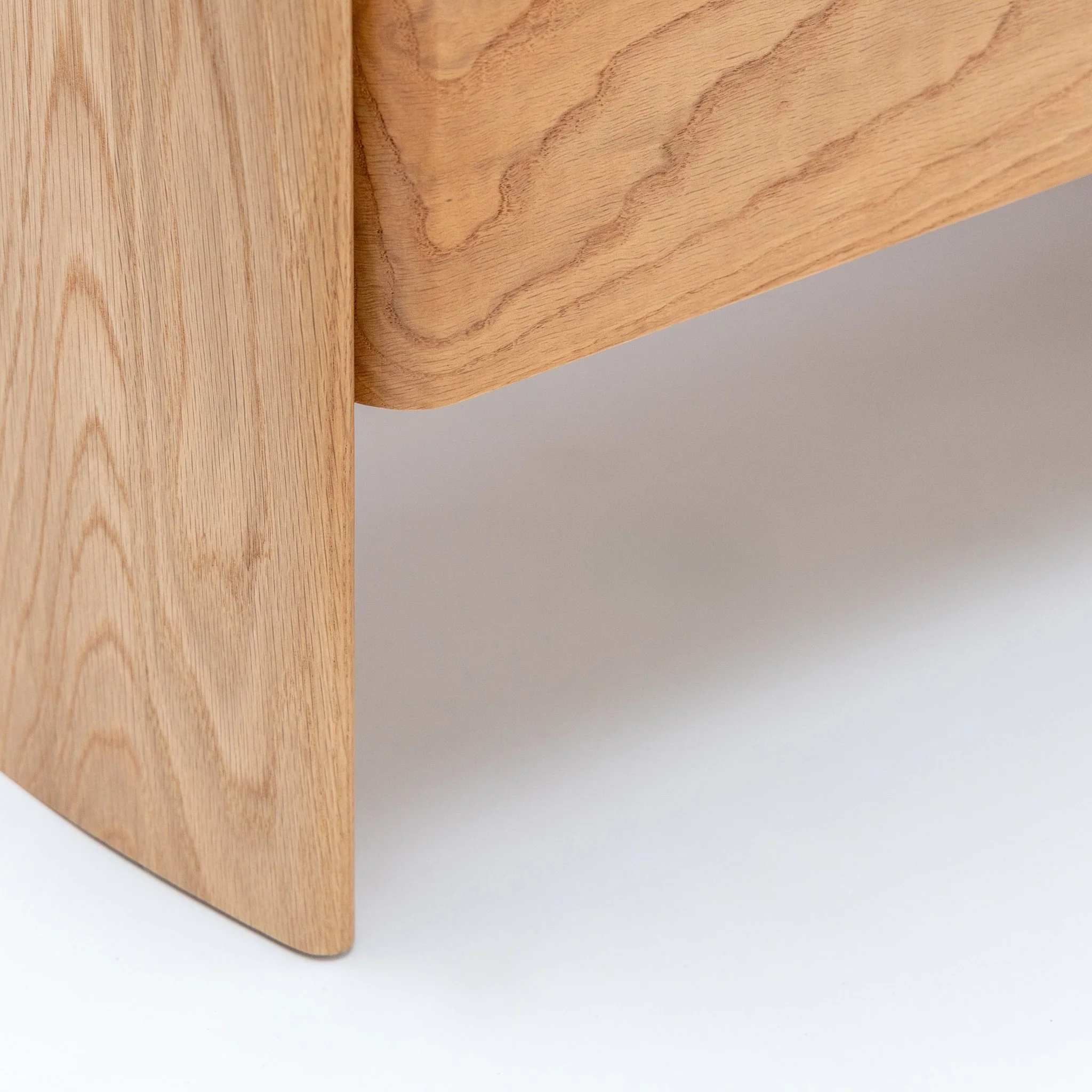 Tathra Nightstand - Light Oak & Travertine - Image 7