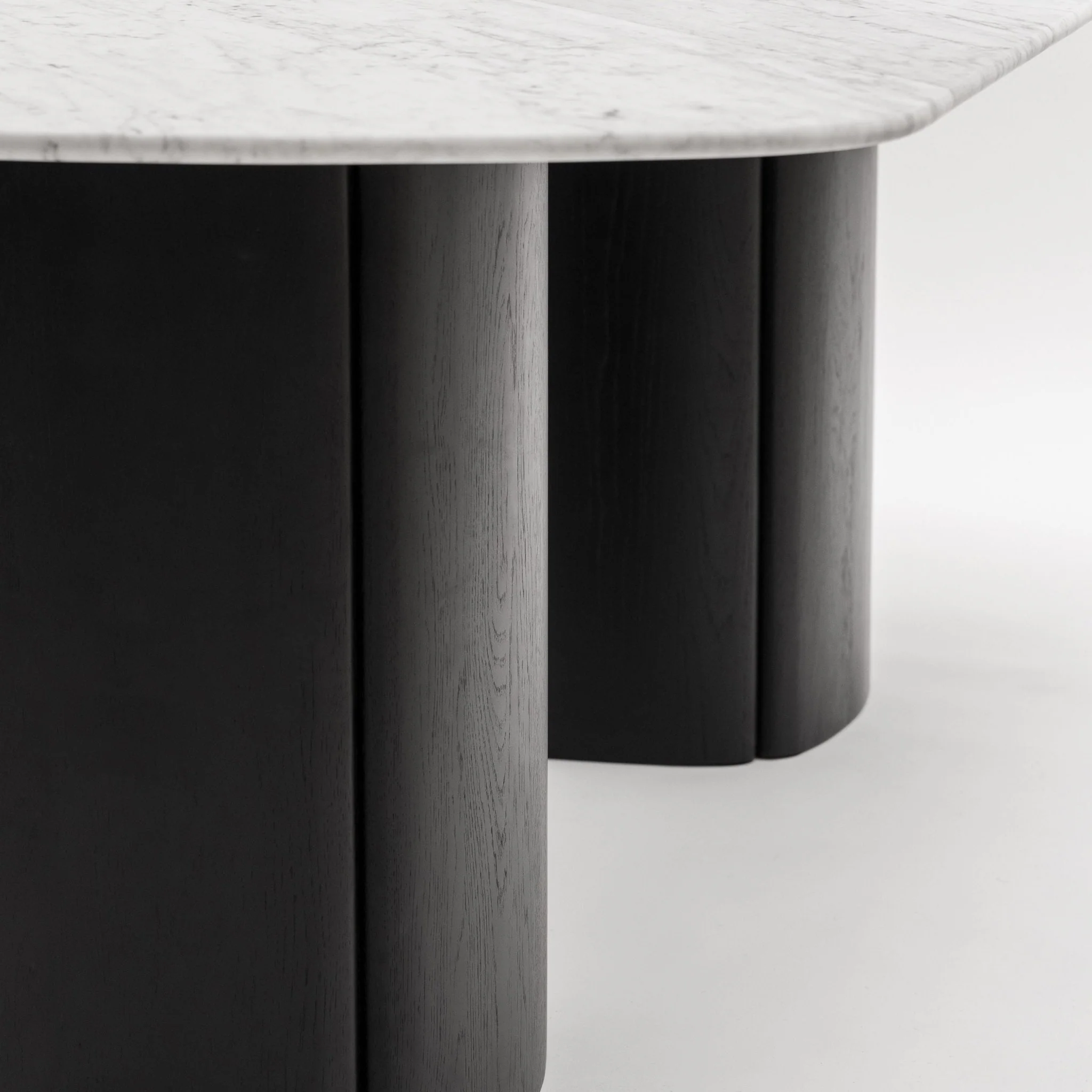 Tathra Table - Black Oak & Bianca Carrara - Image 11