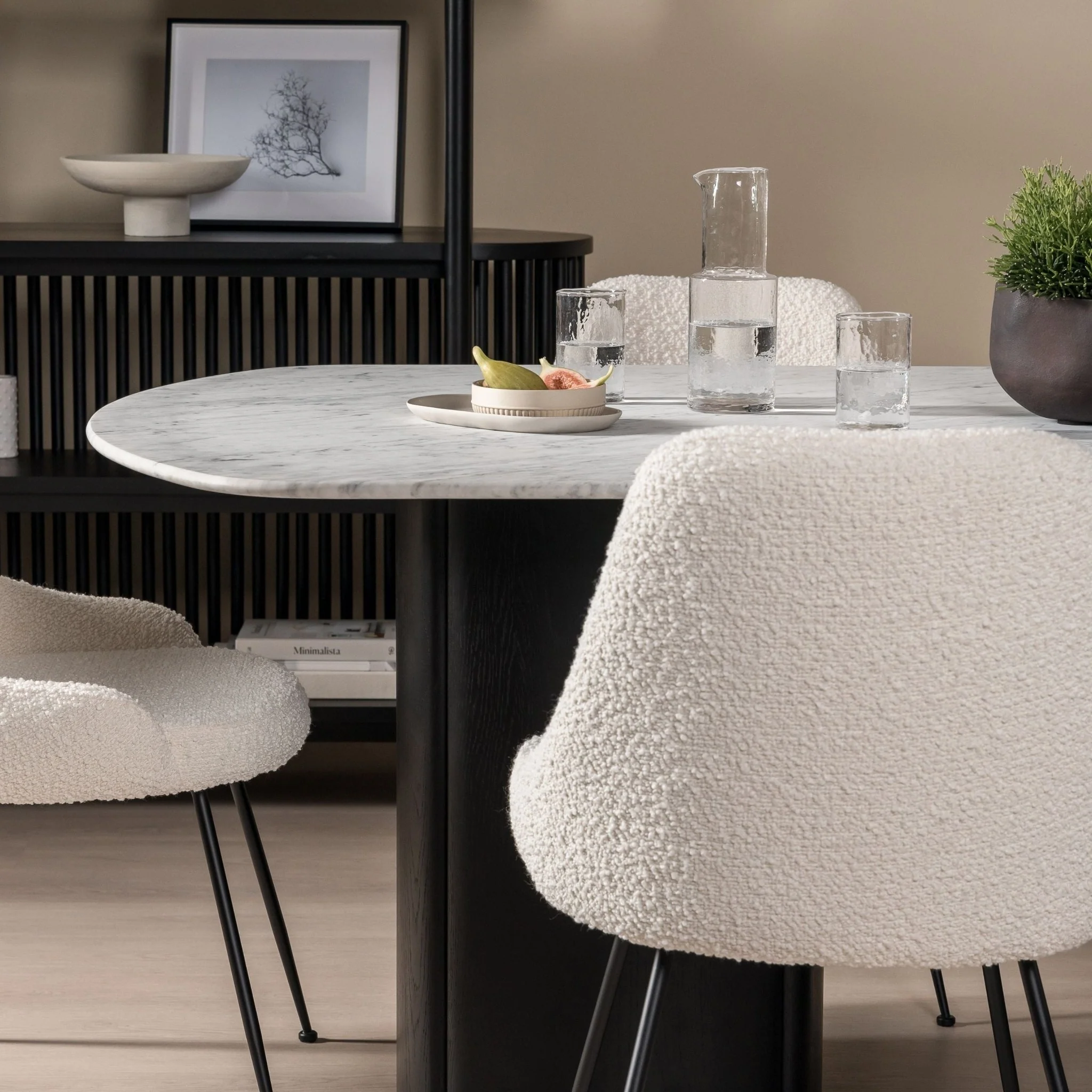 Tathra Table - Black Oak & Bianca Carrara - Image 12