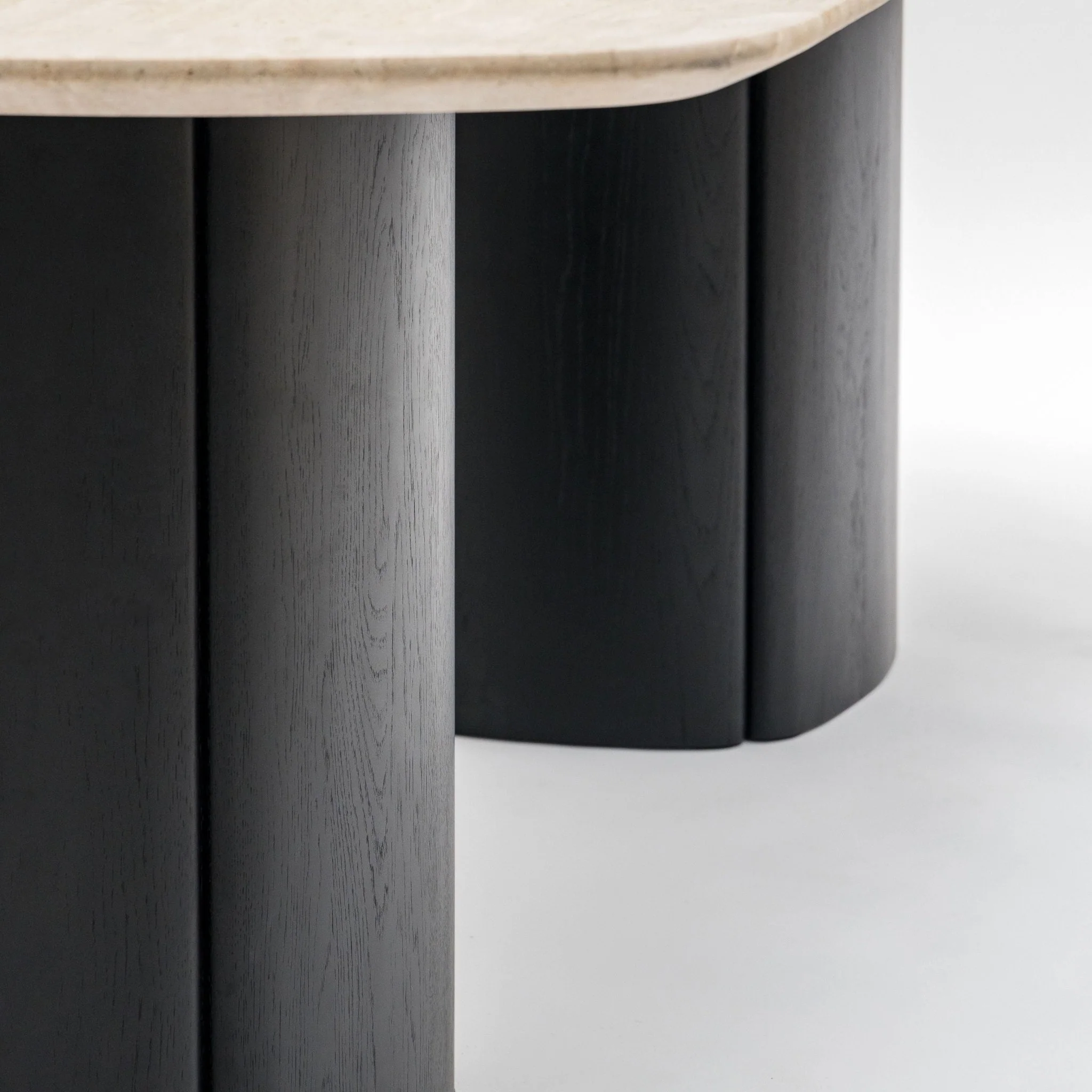 Tathra Table - Black Oak & Travertine - Image 8