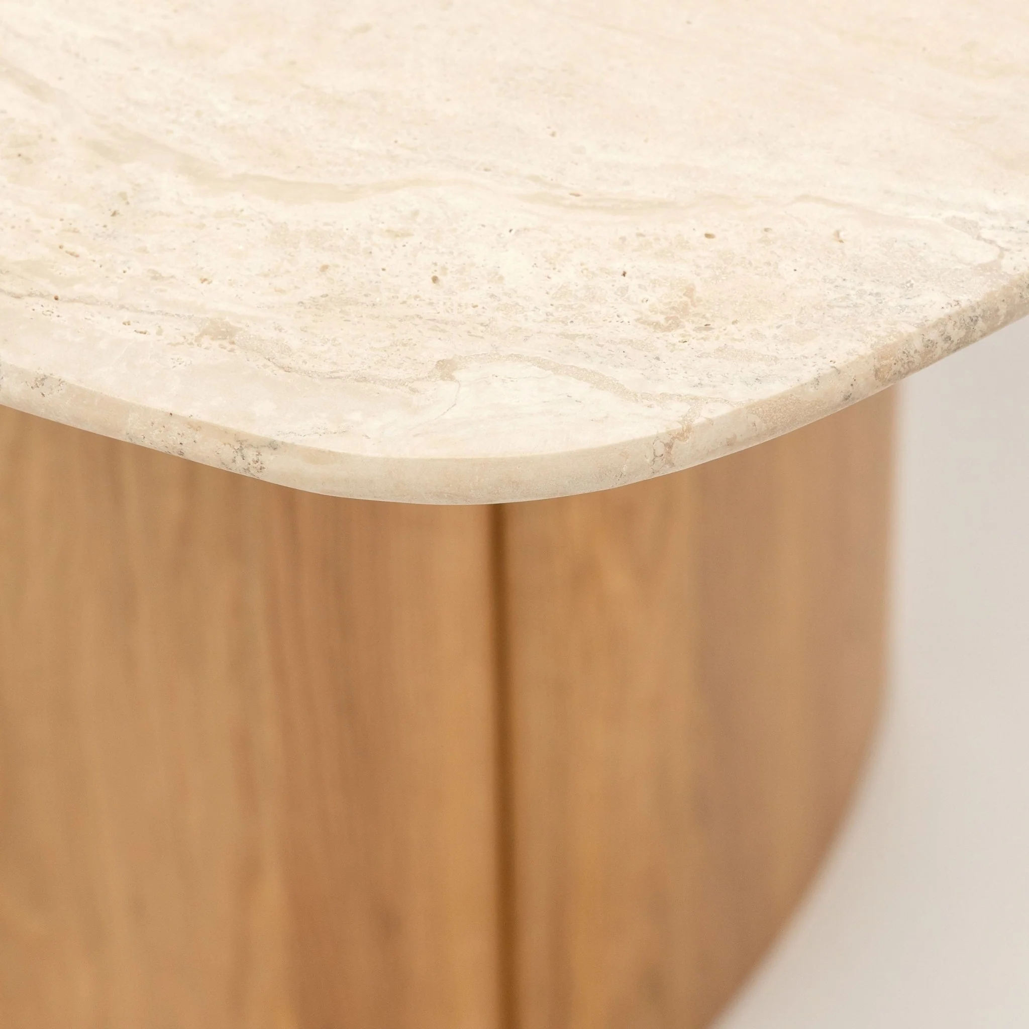 Tathra Table - Light Oak & Travertine - Image 12