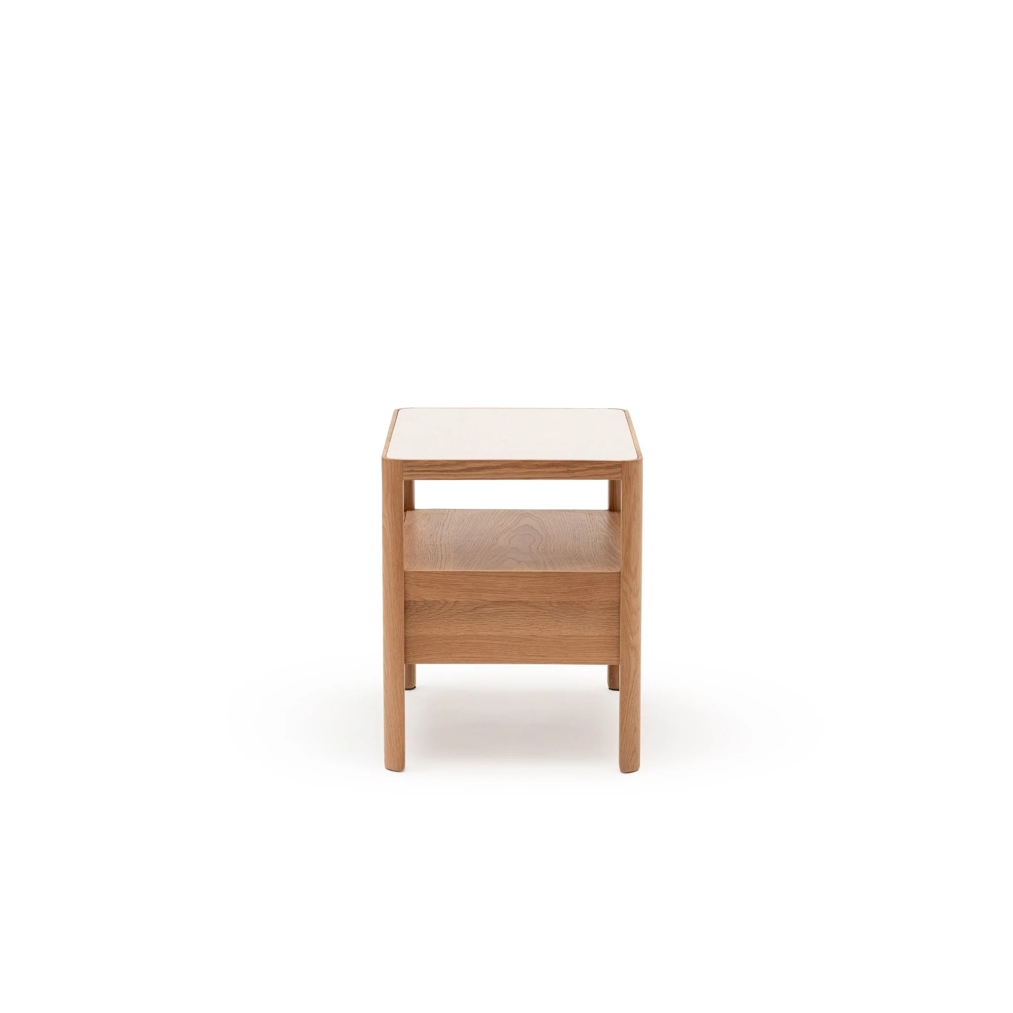 Theo Nightstand 60 - Light Oak & Sintered Stone - Image 6