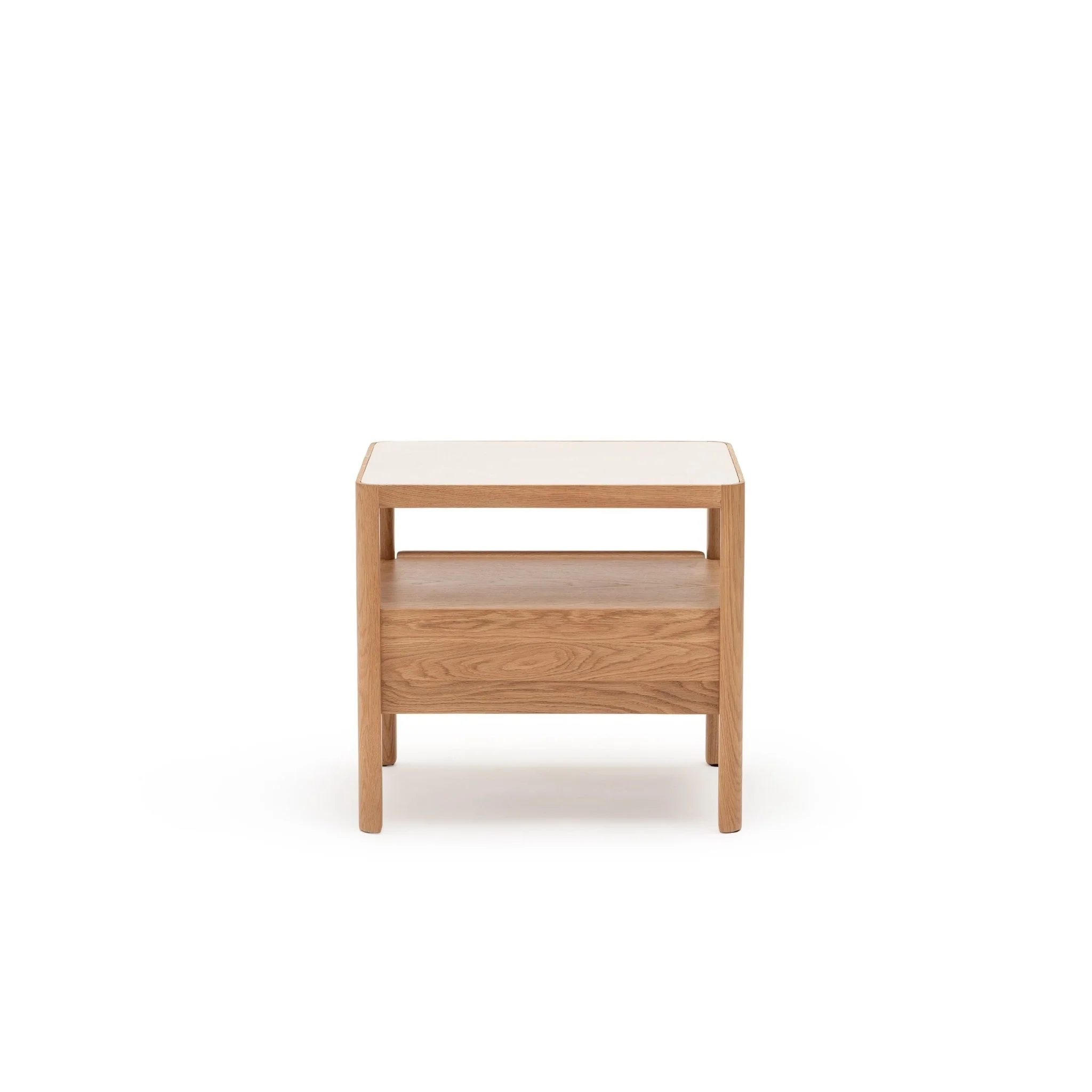 Theo Nightstand 60 - Light Oak & Sintered Stone - Image 7