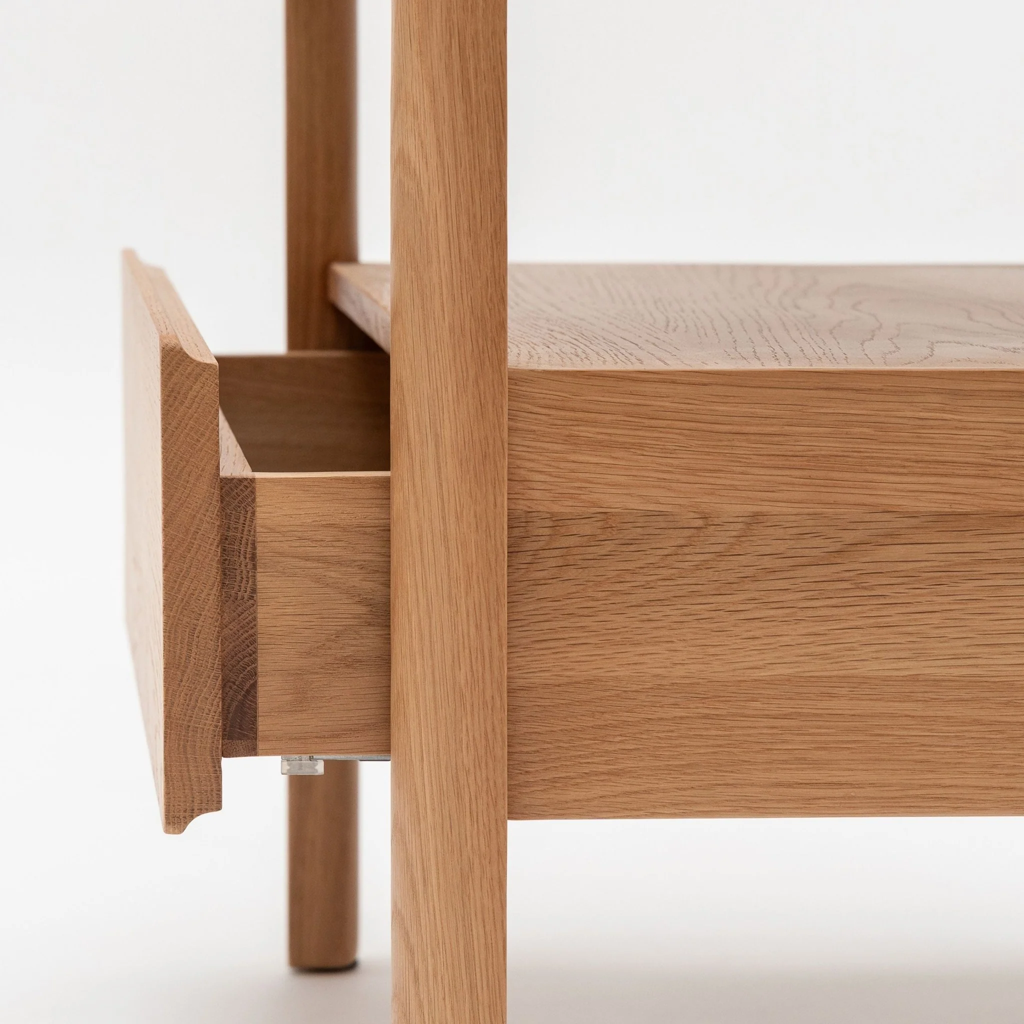 Theo Nightstand 60 - Light Oak & Sintered Stone - Image 8