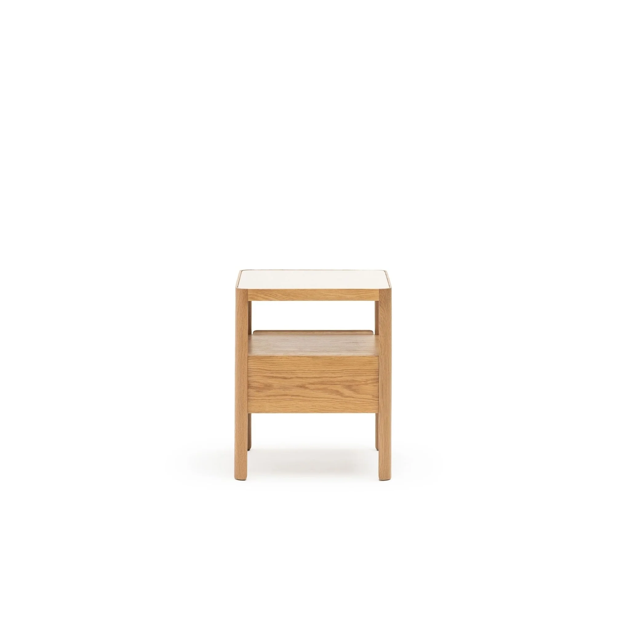 Theo Nightstand 45 - Light Oak & Sintered Stone - Image 6