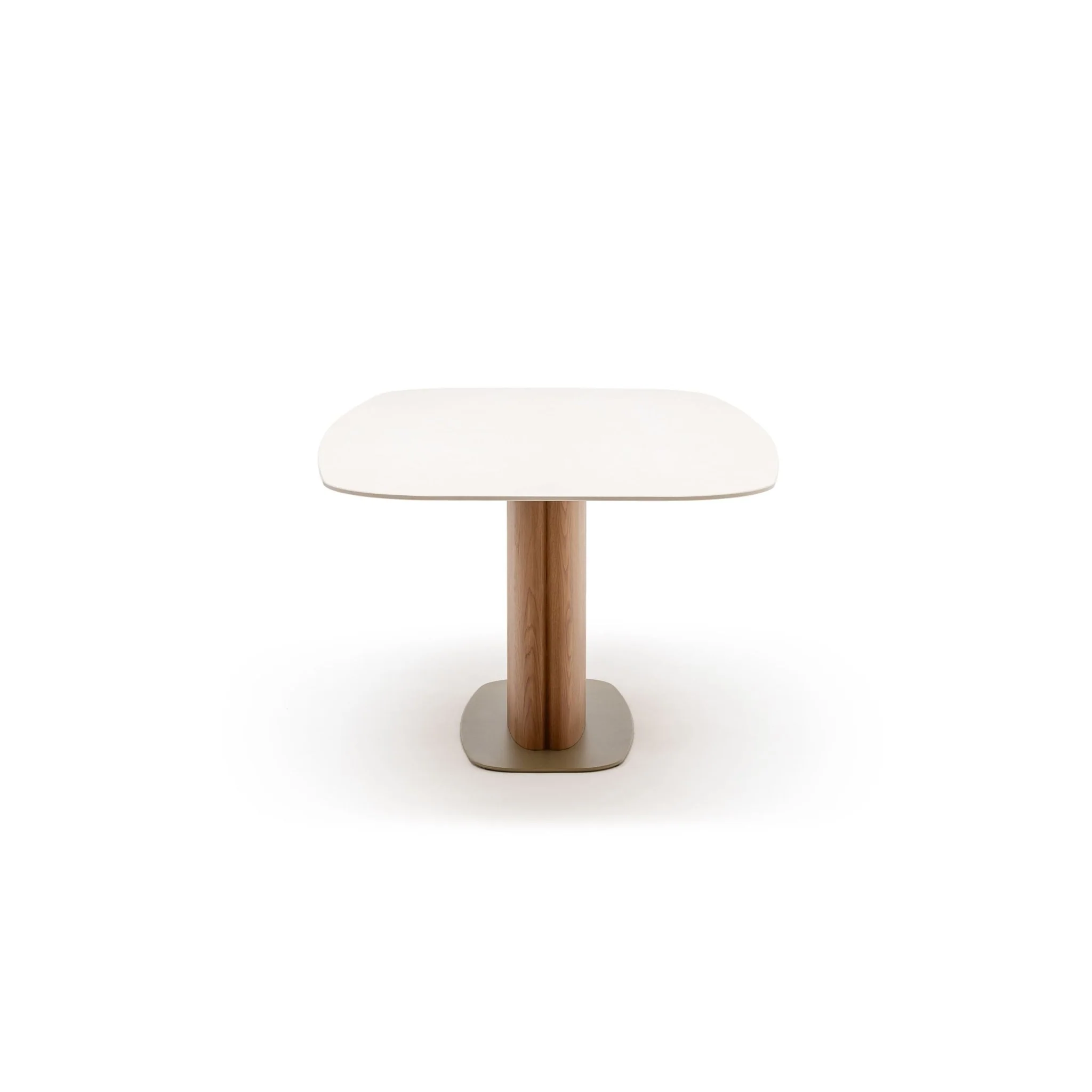 Tilba Pedestal Table - Light Oak - Image 3