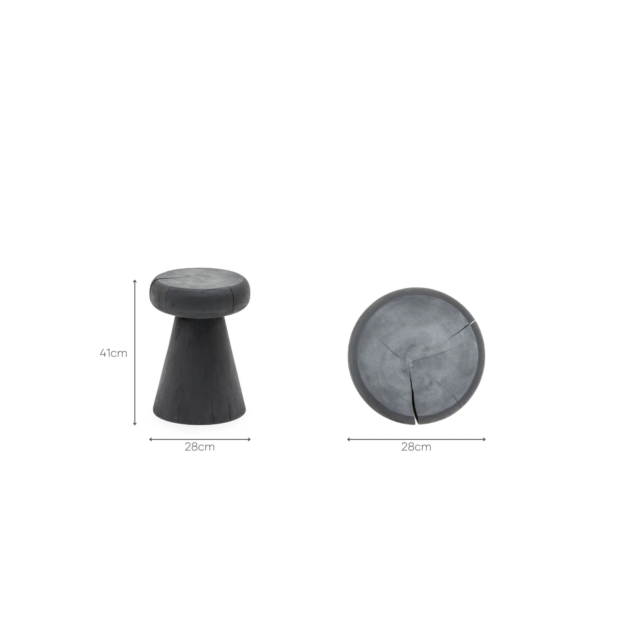 Totem Stool - Charcoal - Image 9