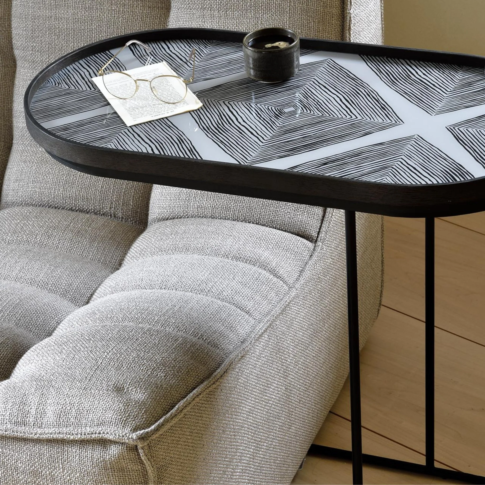 Tray Side Table -  Oblong - Image 5