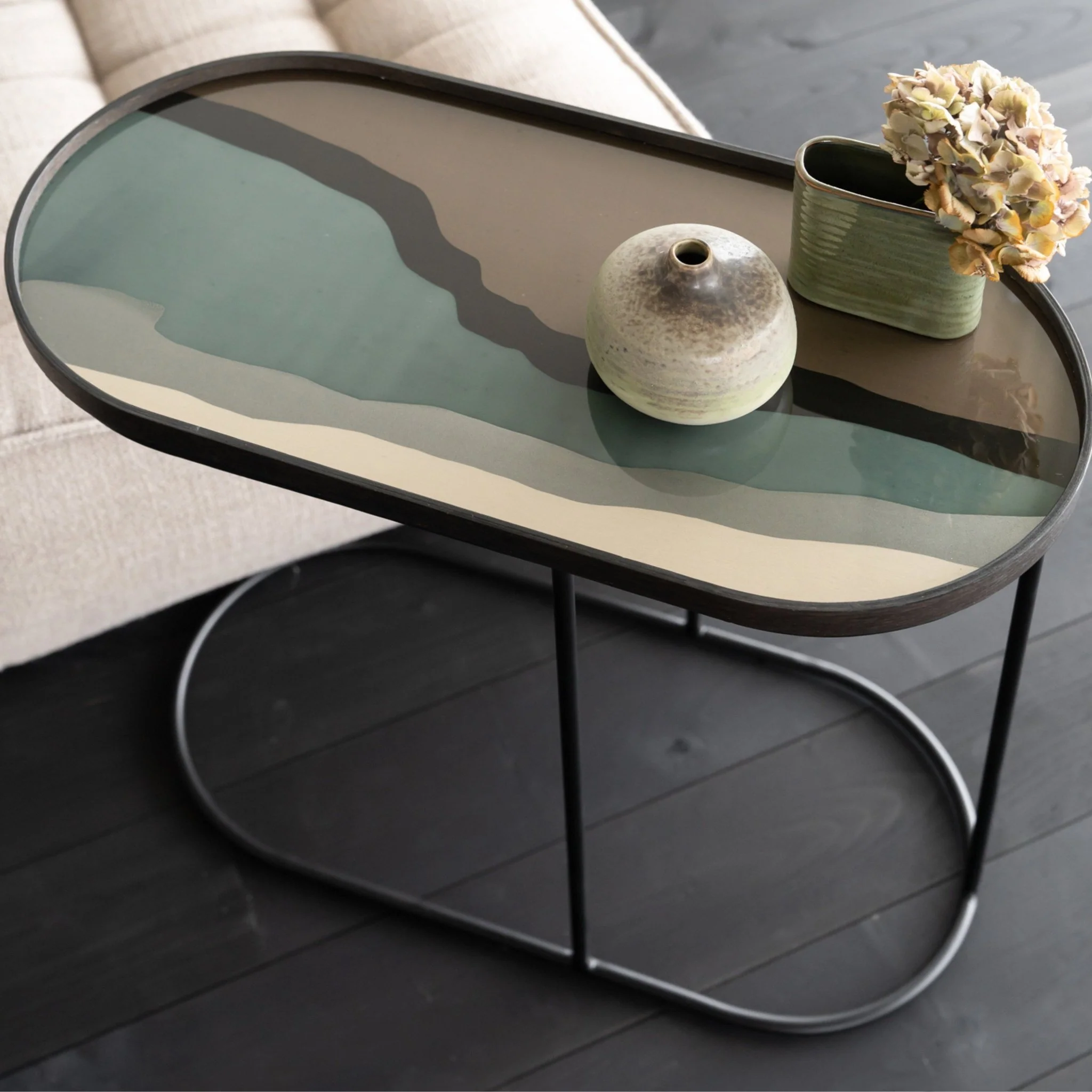 Tray Side Table -  Oblong - Image 6