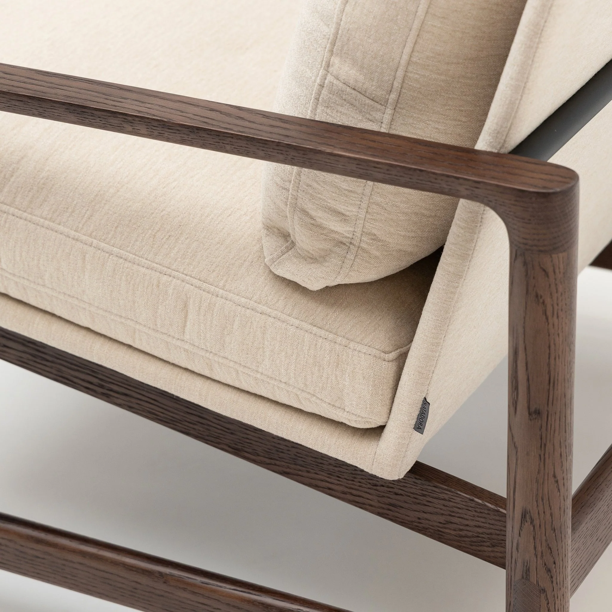 Troubadour Chair - Espresso Oak & Bleached Sand - Image 10