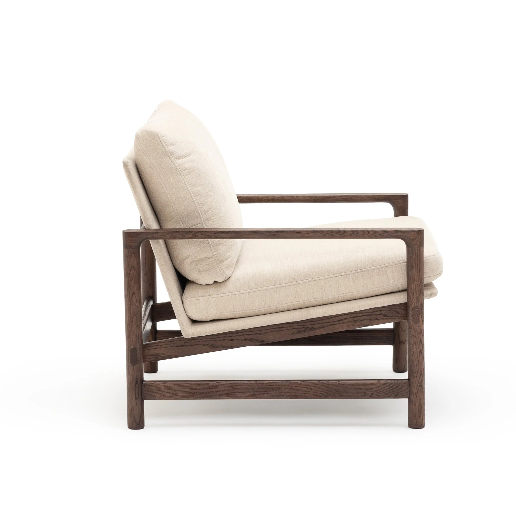 Troubadour Chair - Espresso Oak & Bleached Sand - Image 3