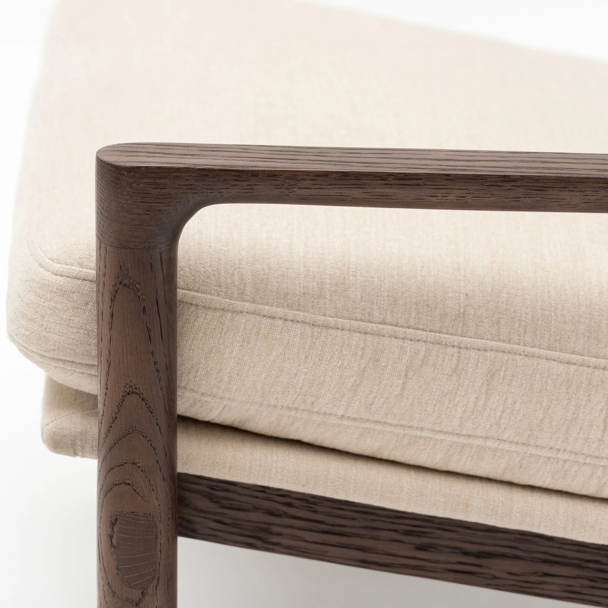 Troubadour Chair - Espresso Oak & Bleached Sand - Image 9