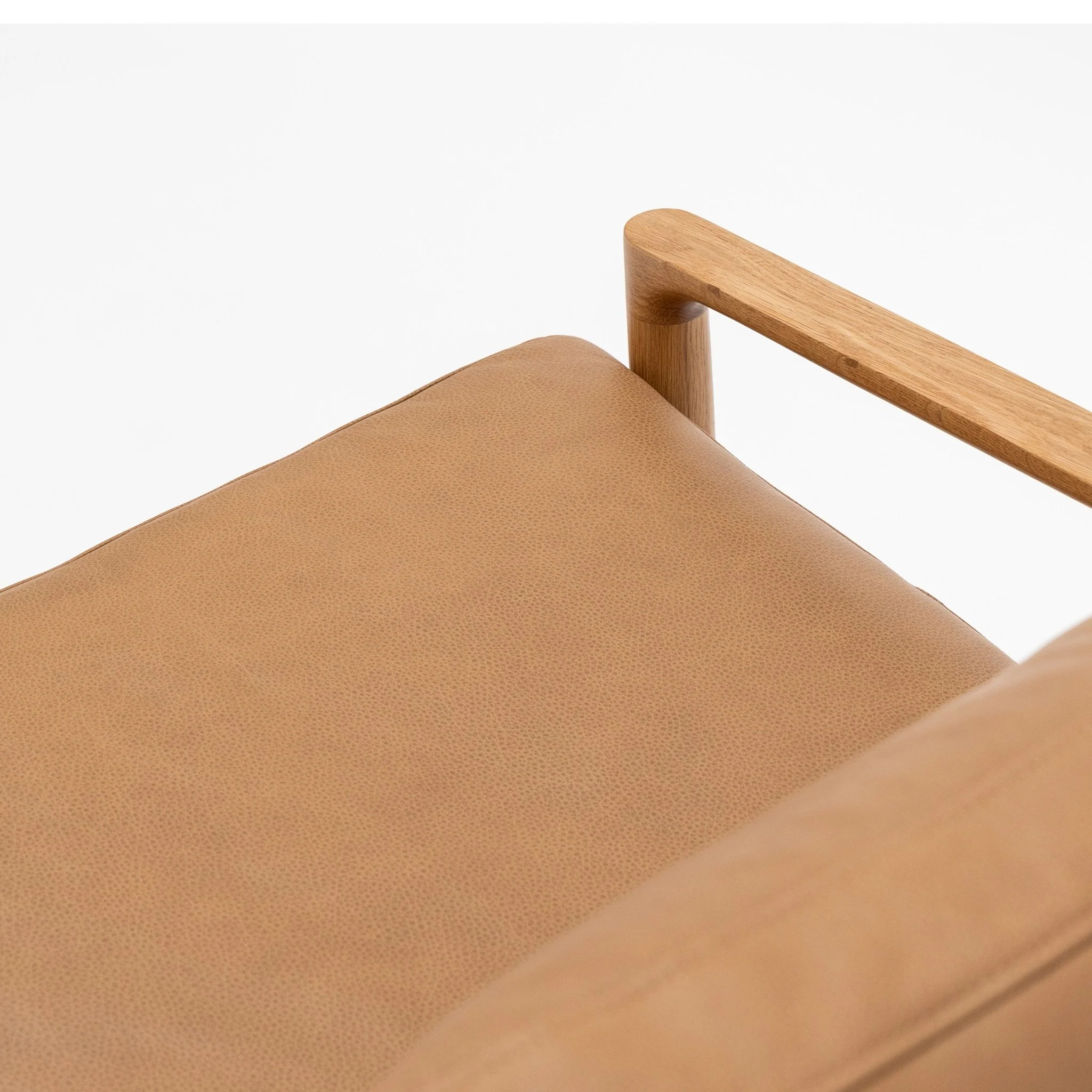 Troubadour Chair - Light Oak & Pecan Leather - Image 6